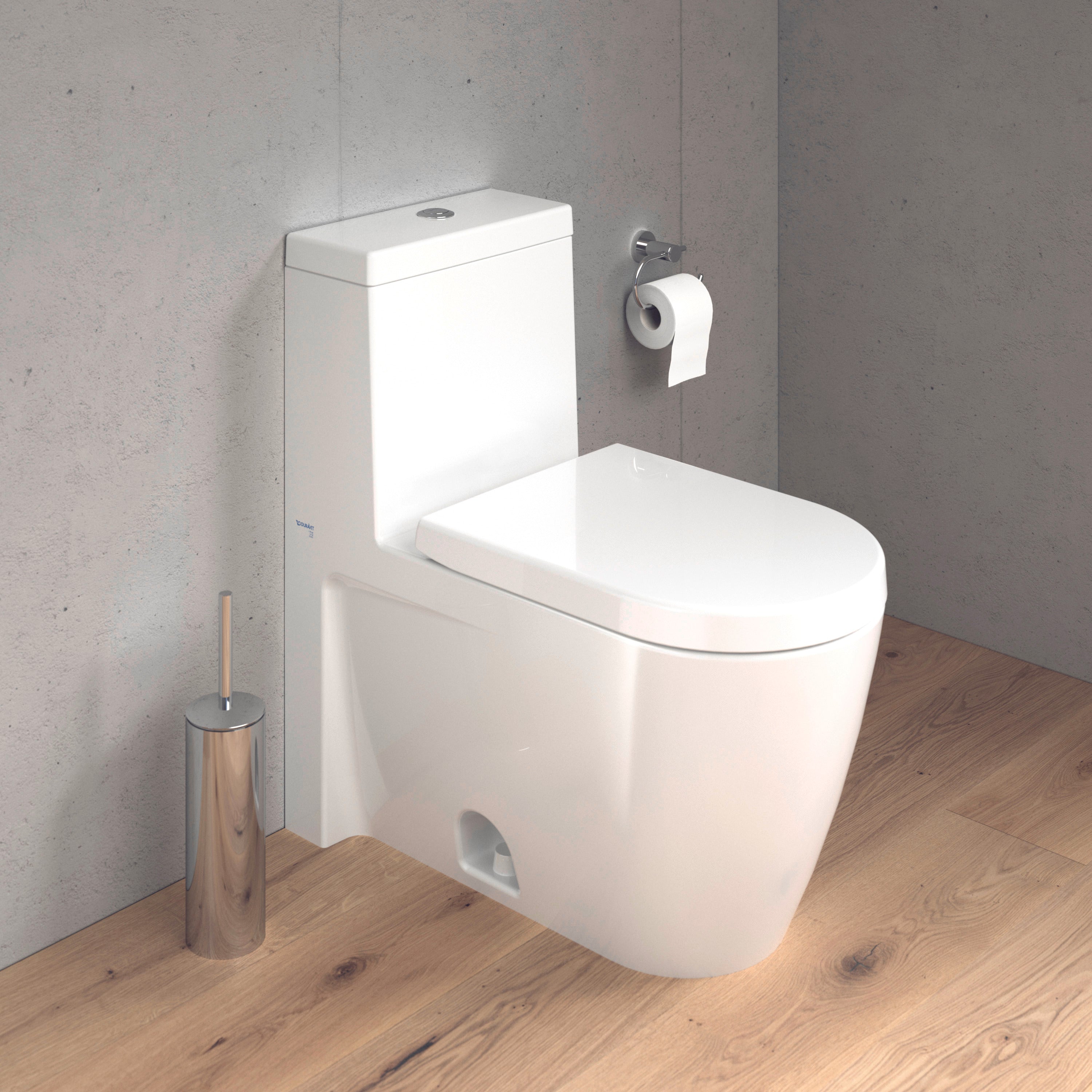 Starck 3 Elongated Slow Close Toilet Seat in White