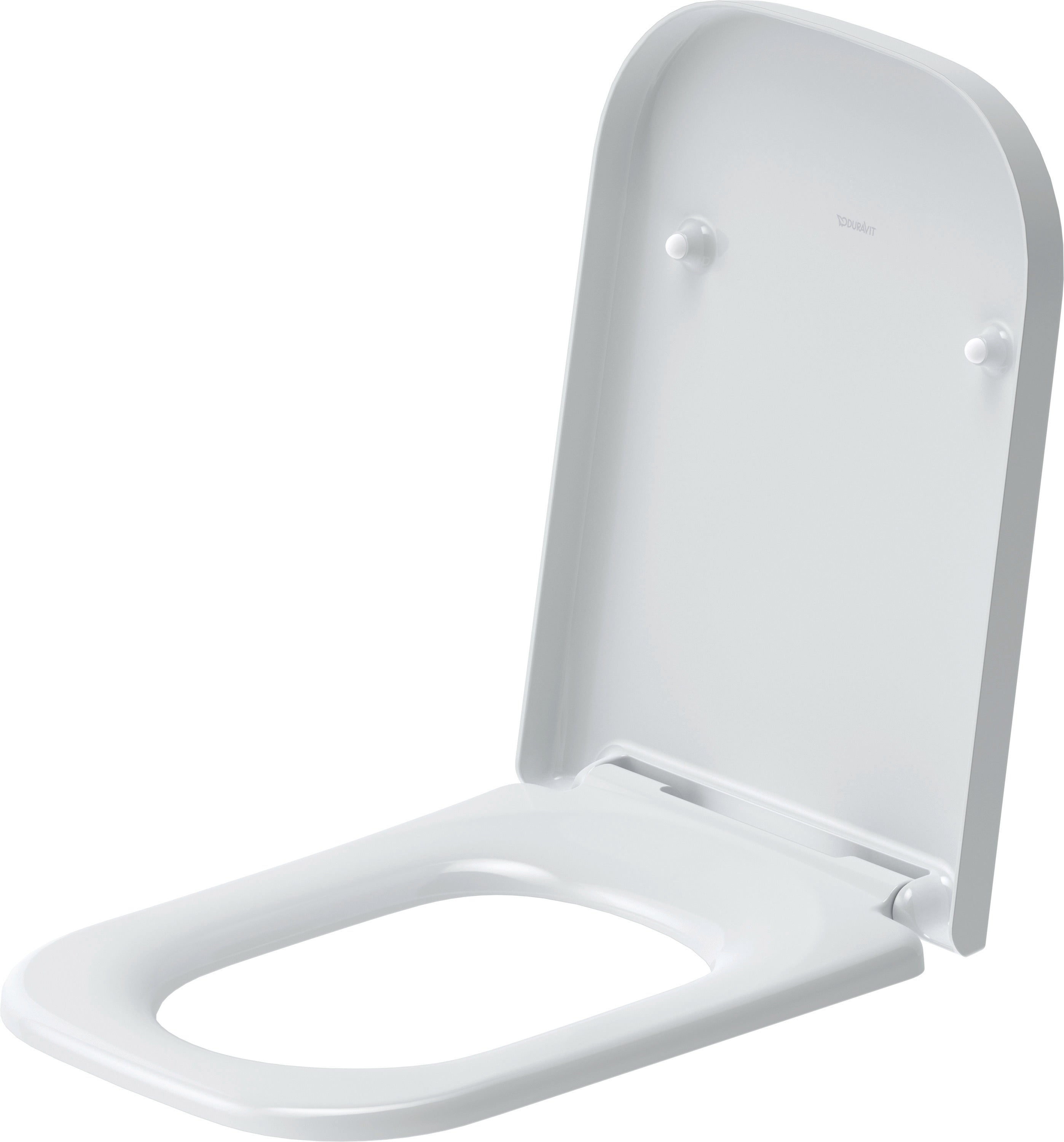 Happy D.2 Elongated Slow Close Toilet Seat in White