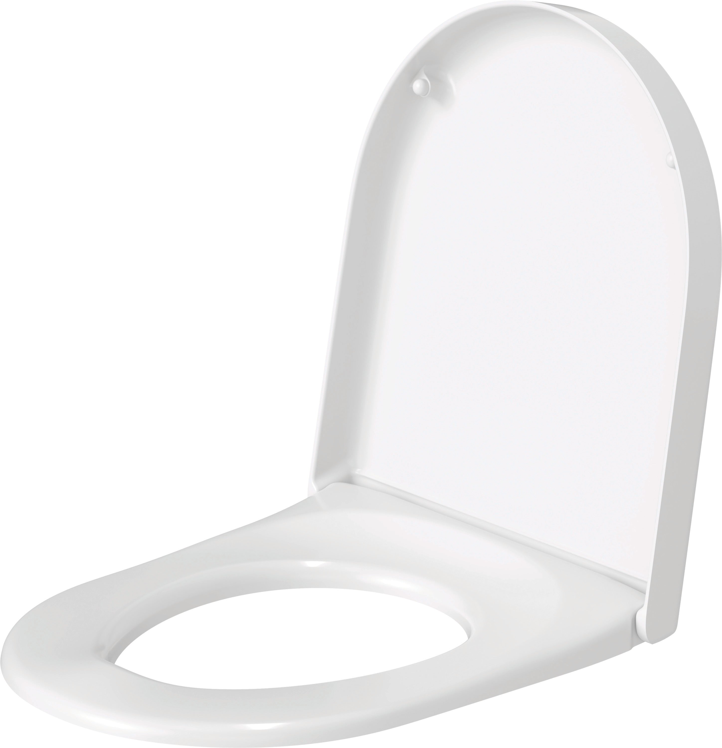 Darling New Round Slow Close Toilet Seat in White