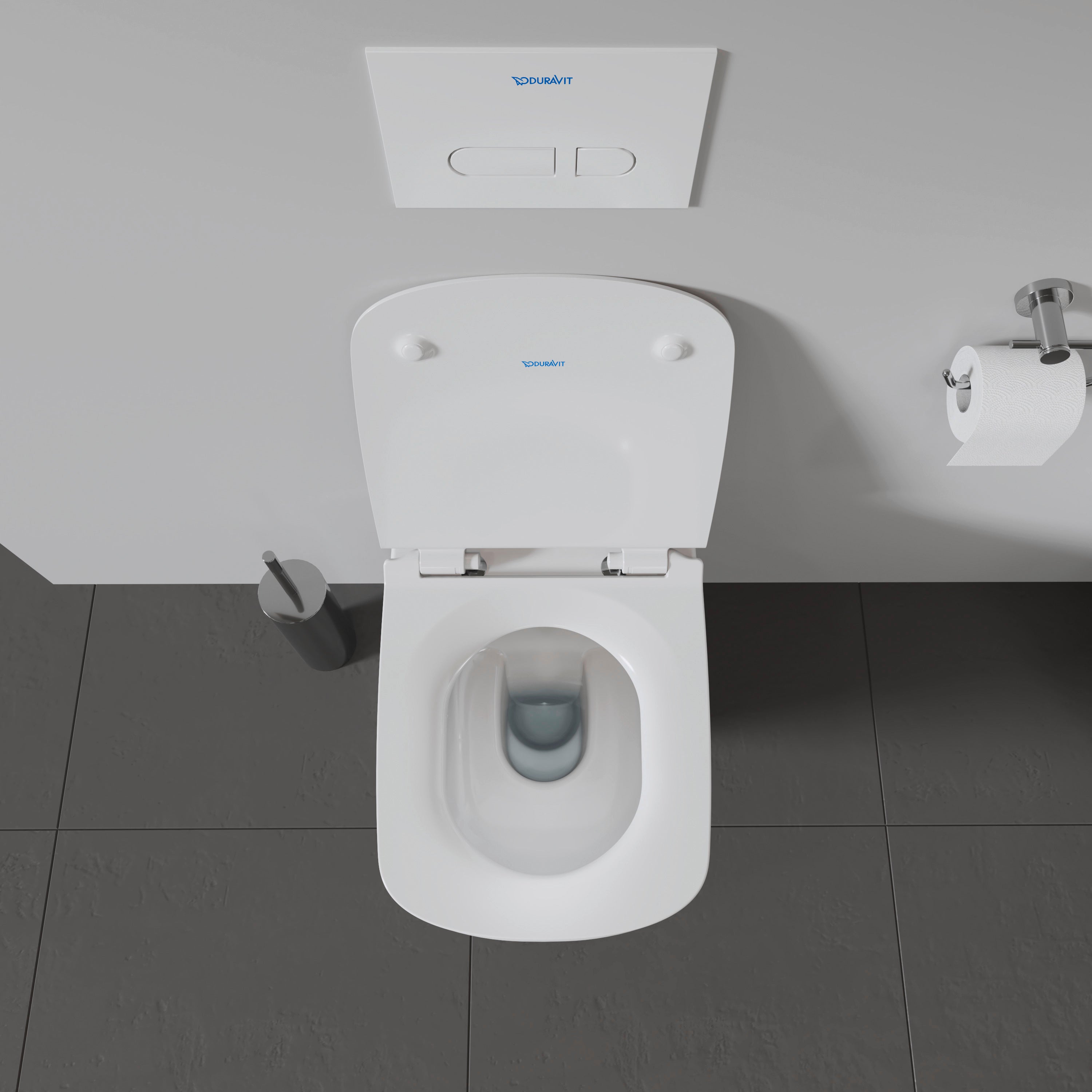 DuraStyle Round Slow Close Toilet Seat in White