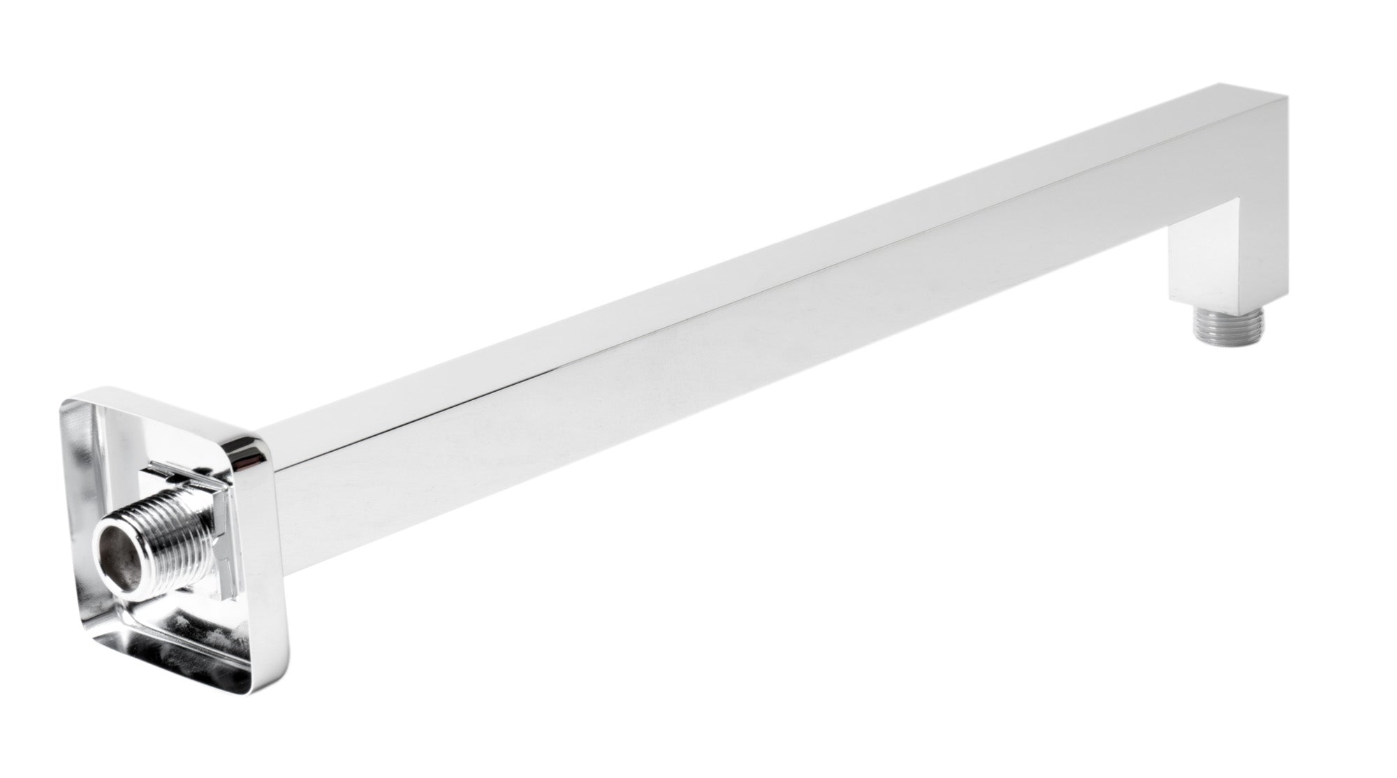 Alternate Image for ALFI brand ABSA16S-PC Polished Chrome 16" Square Wall Shower Arm, Brass