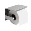 ALFI brand ABTP66-BSS Brushed Stainless Steel Toilet Paper Holder with Shelf
