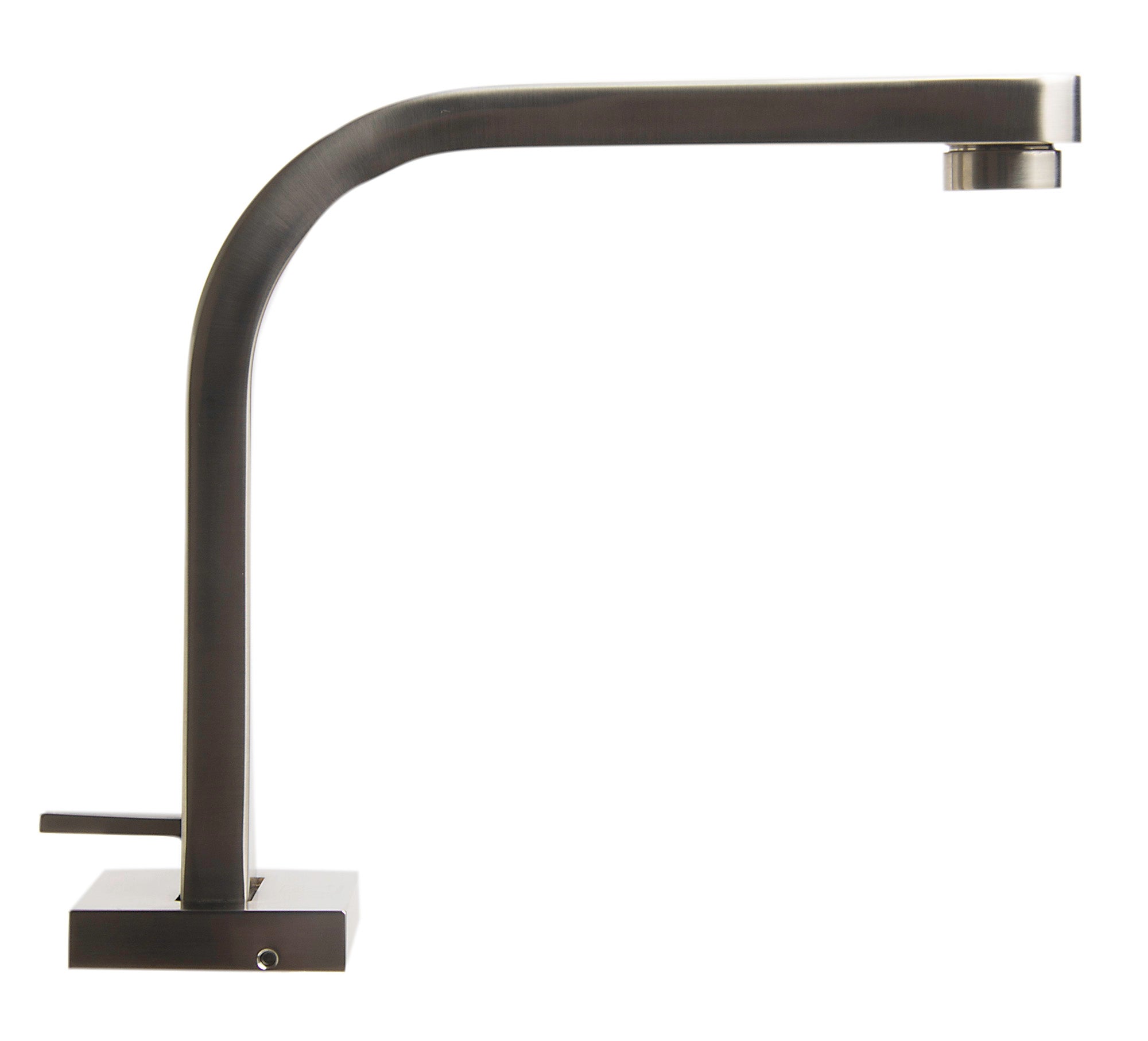Alternate Image for ALFI brand Brass, AB2703-BN Brushed Nickel Deck Mounted Tub Filler and Round Hand Held Shower Head