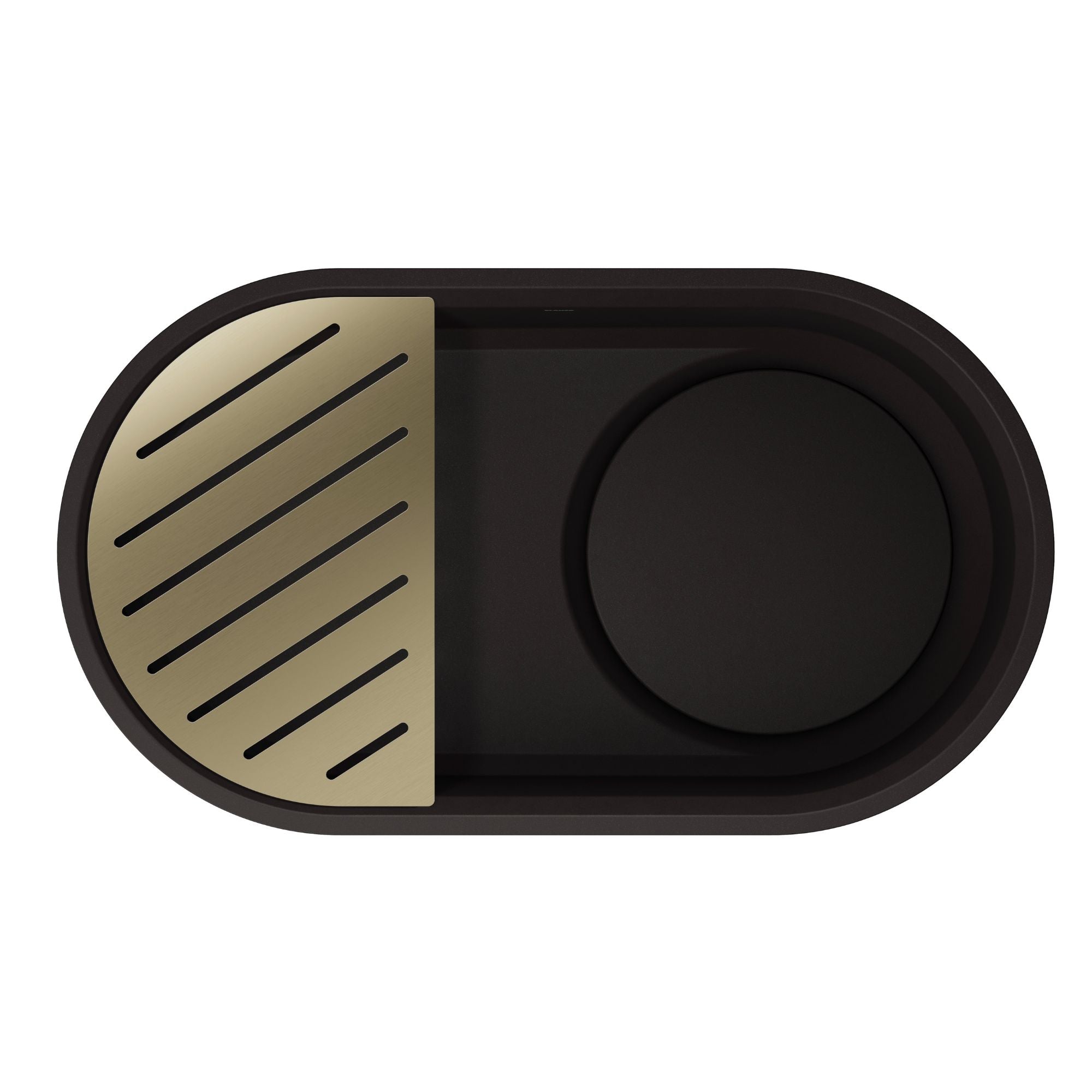 Blanco Oovalon Drain Accessory Bundle Includes Top Grid, Basket Strainer and Button Product Image