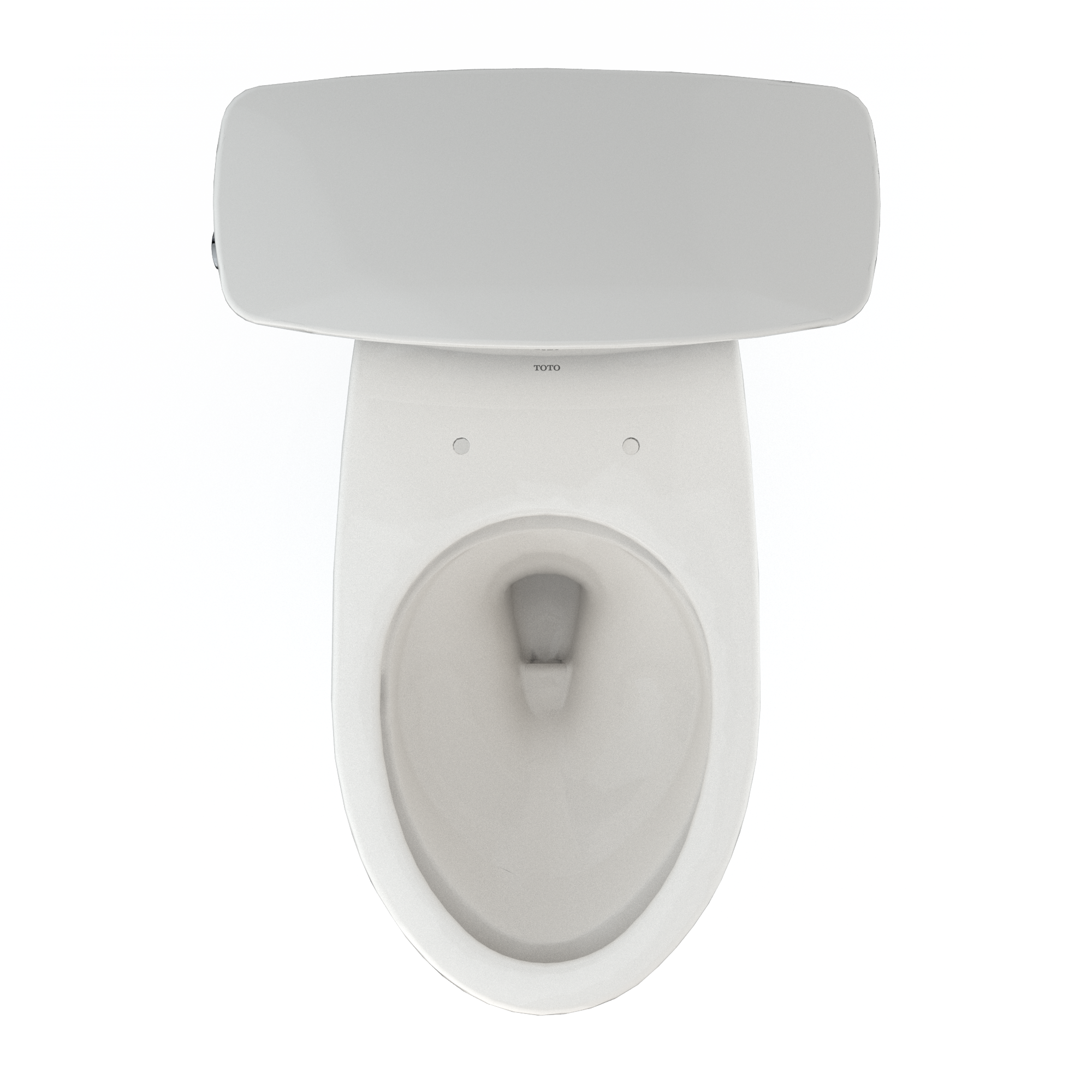 Alternate Image for TOTO Drake Transitional Two-Piece Elongated 1.28 GPF TORNADO FLUSH Toilet with CEFIONTECT, Colonial White, Vitreous China, CST786CEG#11