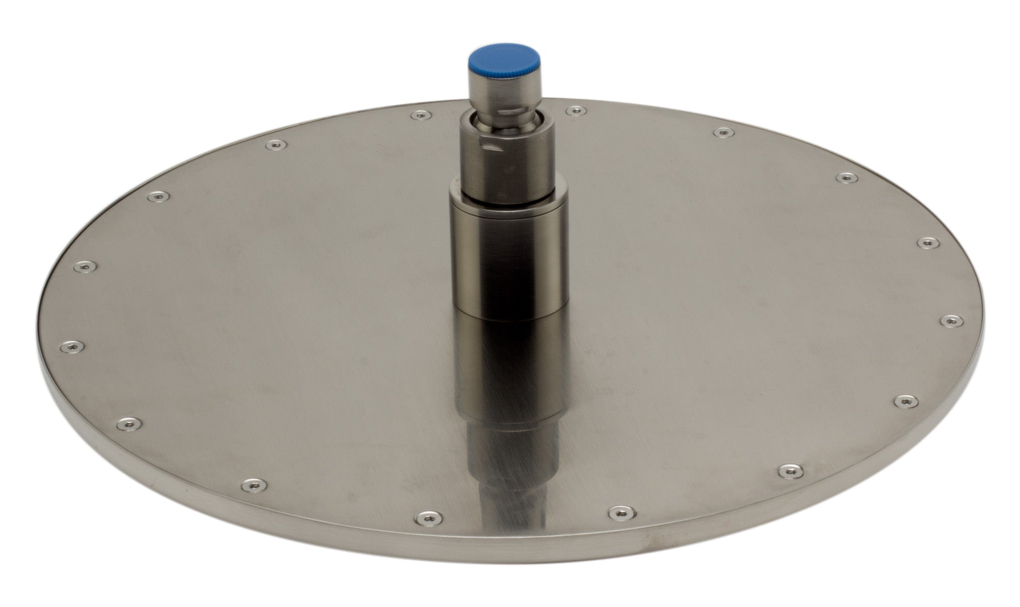 Alternate Image for ALFI brand LED12R-BN Brushed Nickel 12" Round Multi Color LED Rain Shower Head, Brass