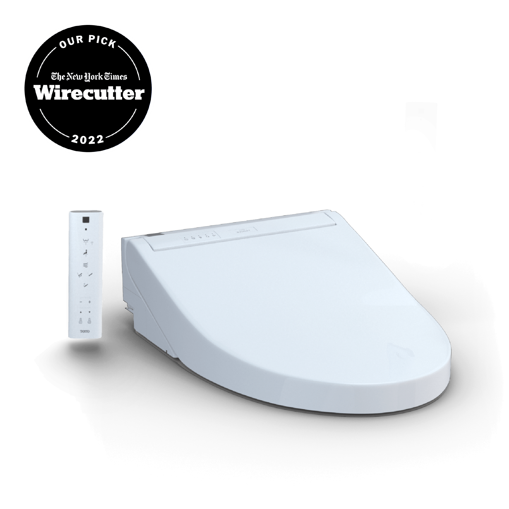 Alternate Image for TOTO WASHLET C5 Electronic Bidet Toilet Seat with PREMIST and EWATER+ Wand Cleaning, Elongated, Cotton White, Plastic, SW3084#01