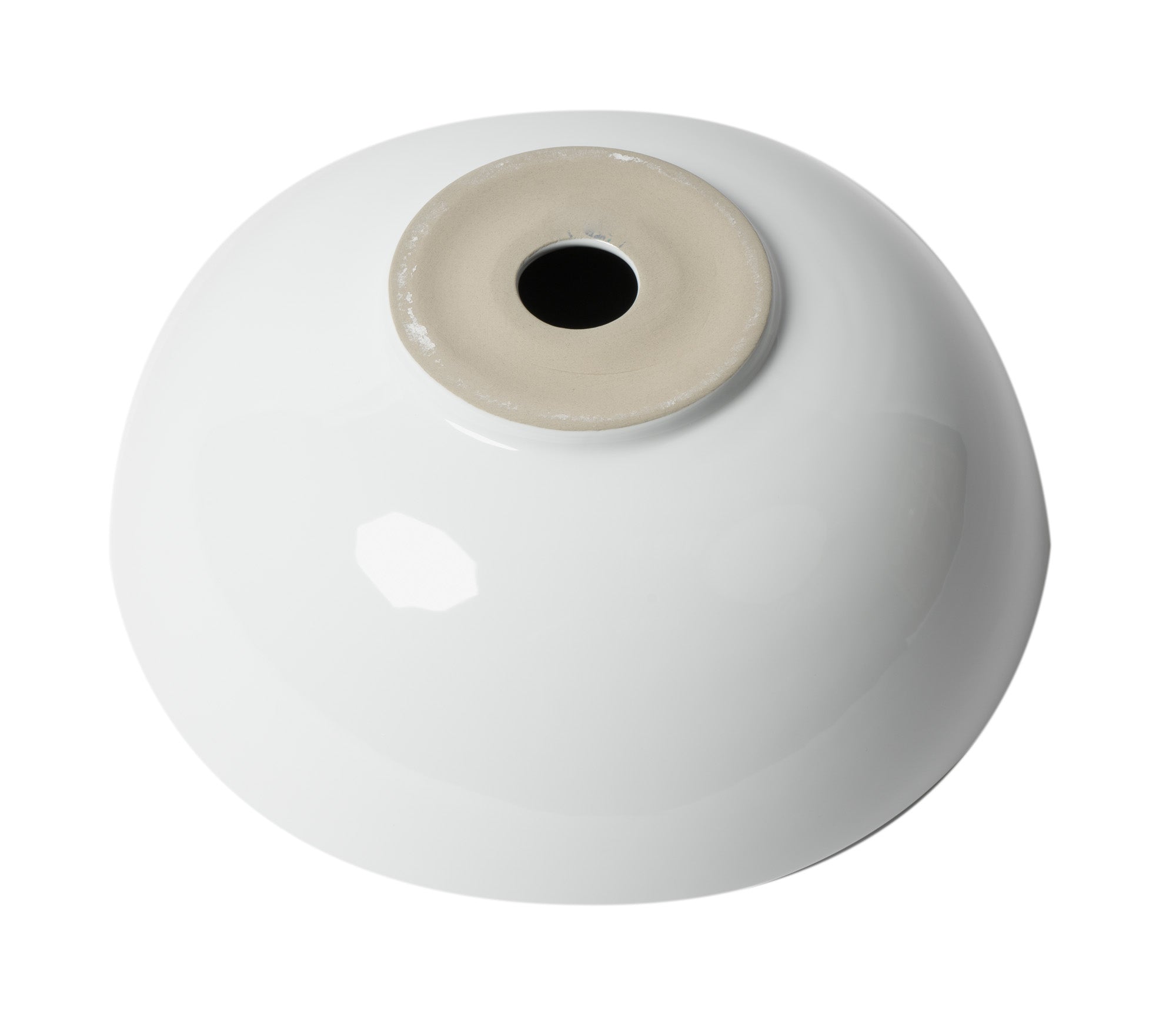 Alternate Image for ALFI brand 15.13" x 15.13" Round Above Mount Porcelain Bathroom Sink, White, No Faucet Hole, ABC905
