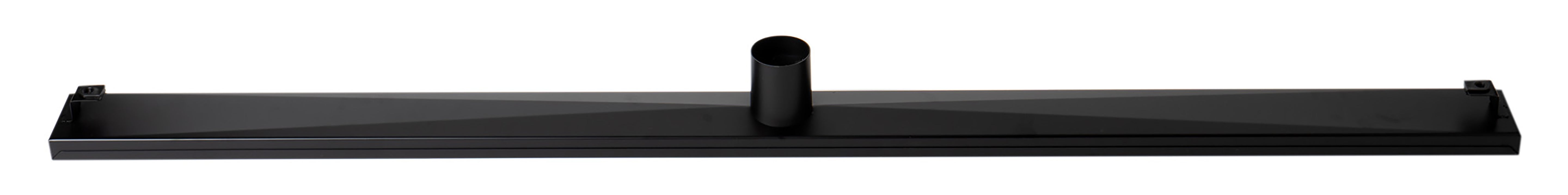 Alternate Image for ALFI brand ABLD47B-BM 47" Black Matte Brushed Stainless Steel Linear Shower Drain with Solid Cover