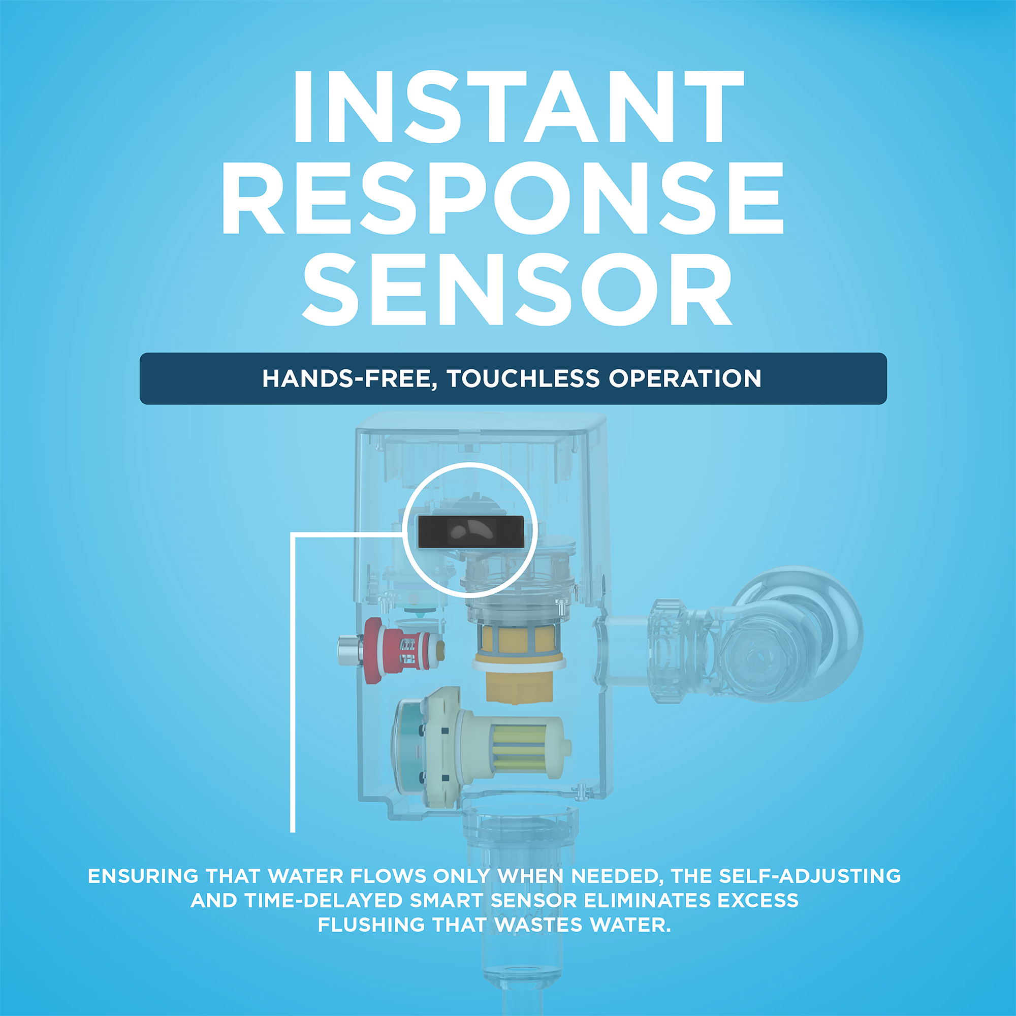 Alternate Image for TOTO ECOPOWER Touchless 1.28 GPF High-Efficiency Concealed Toilet Flush Valve with 4x4 Cover Plate, Polished Chrome, Bronze|Stainless Steel, TET3LB#SS