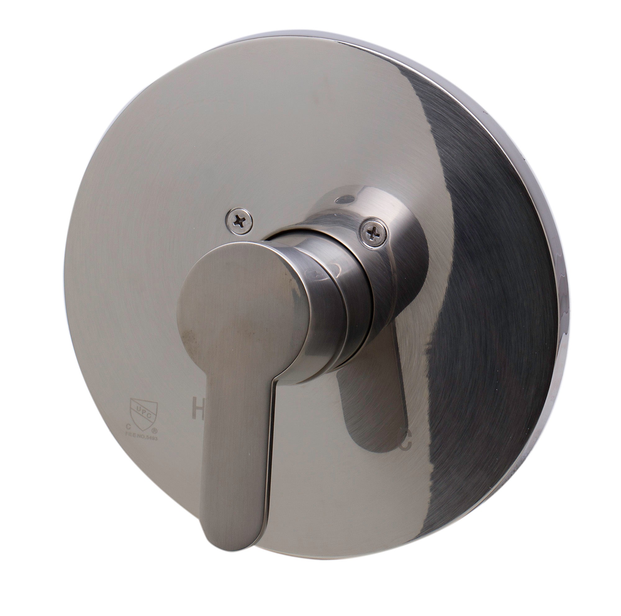 Main Image of ALFI brand AB3001-BN Brushed Nickel Shower Valve Mixer with Rounded Lever Handle, Brass