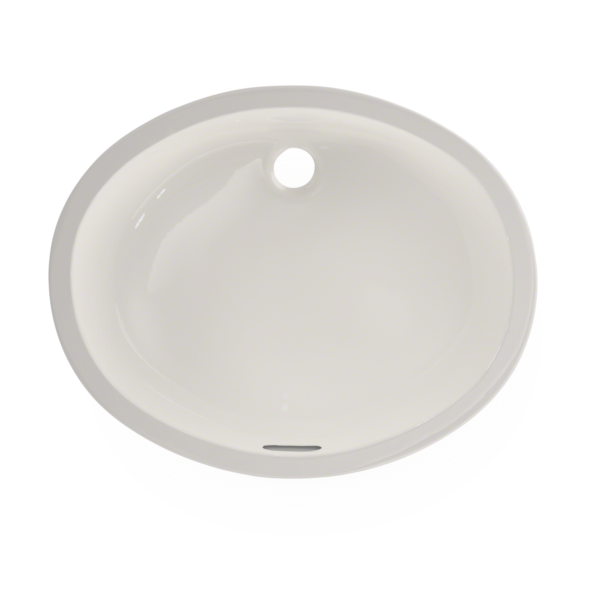 TOTO Dantesca Oval Undermount Bathroom Sink with CEFIONTECT, Colonial White, Vitreous China, LT597G#11