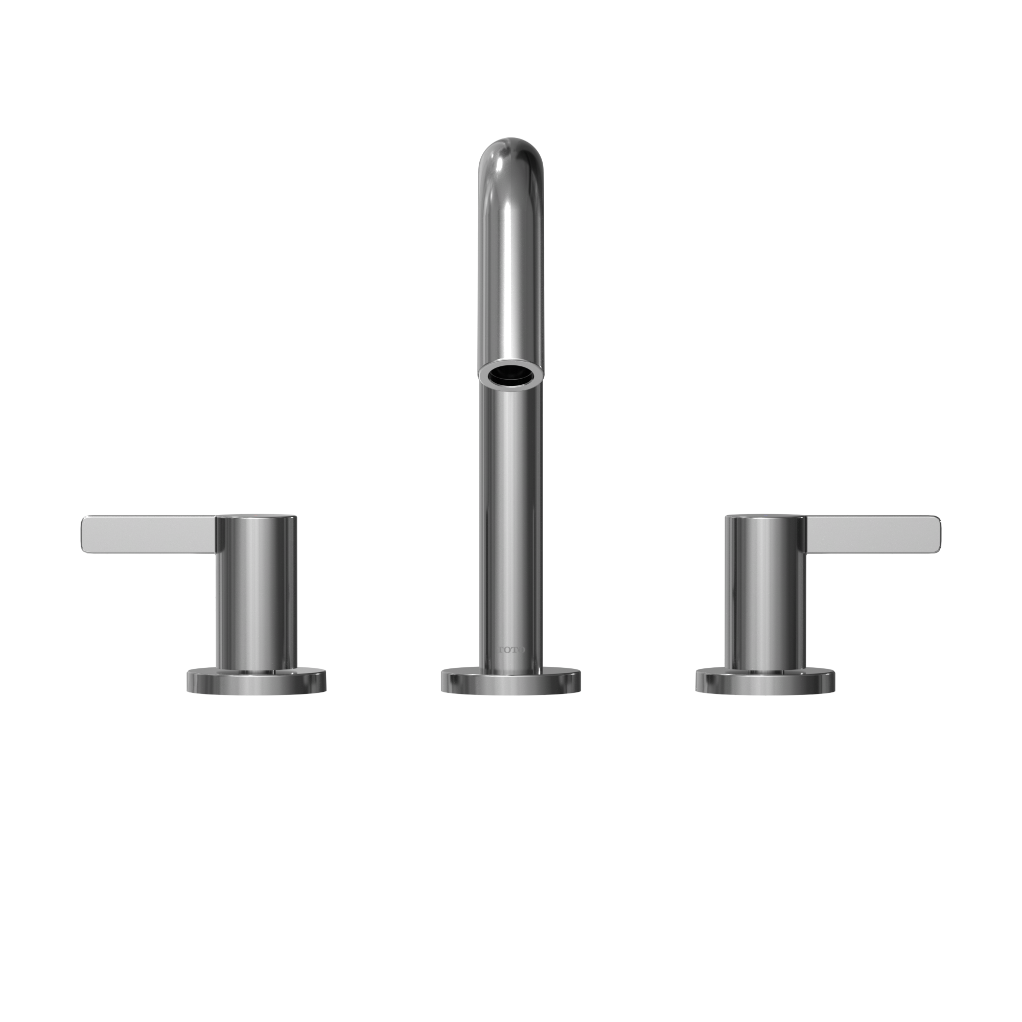 TOTO GF Series 1.2 GPM Two Lever Handle Widespread Bathroom Sink Faucet, Polished Chrome, Brass, TLG11201UA#CP