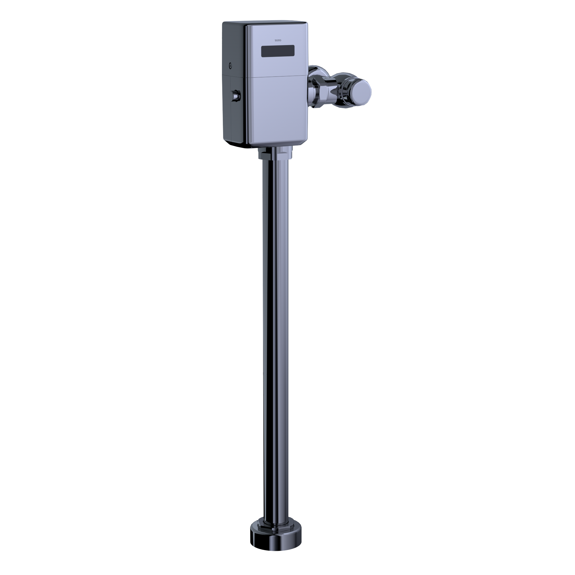 TOTO ECOPOWER Touchless 1.6 GPF Toilet Flushometer Valve for Top Spud with 24 Inch Vacuum Breaker Set, Polished Chrome, Bronze|Zinc Alloy, TET6GB32#CP