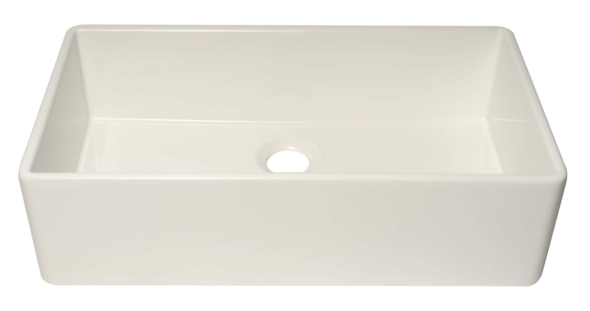 Alternate Image for ALFI brand 36" Fireclay Farmhouse Sink, White, AB536-W