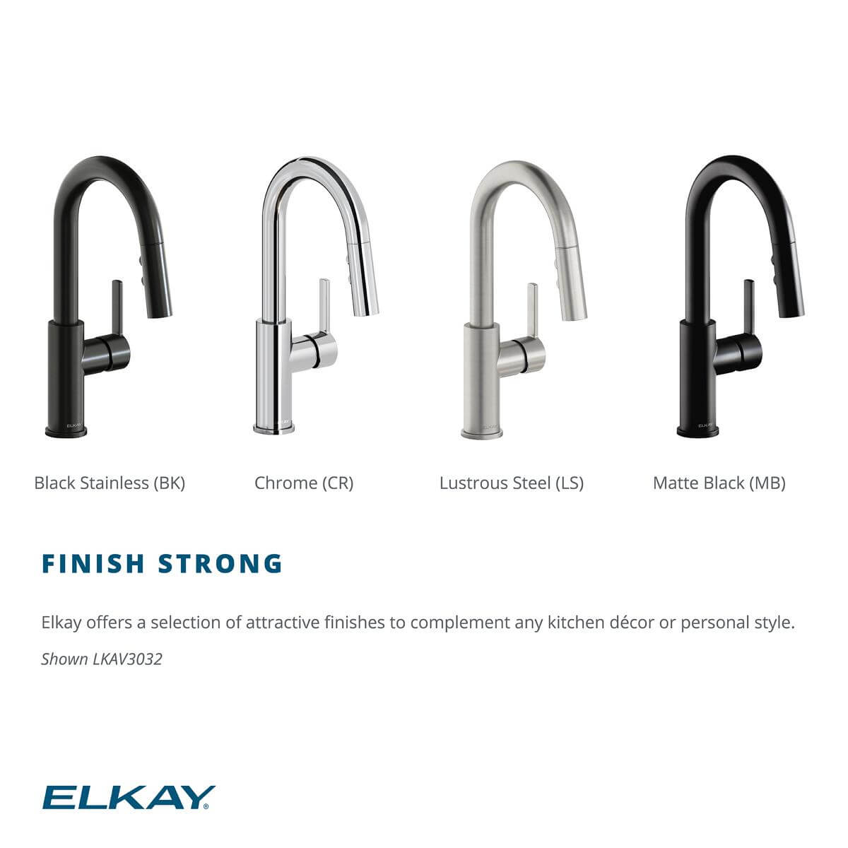 Alternate Image for Elkay Avado Lever Handle Pull-down Spray Spout Brass ADA Bar Faucet, Lustrous Steel, LKAV3032LS