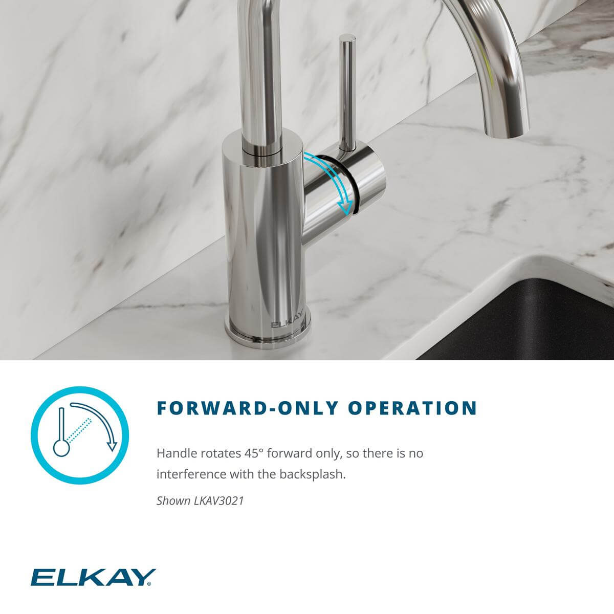Alternate Image for Elkay Avado Lever Handle Pull-down Spray Spout Brass ADA Bar Faucet, Lustrous Steel, LKAV3032LS