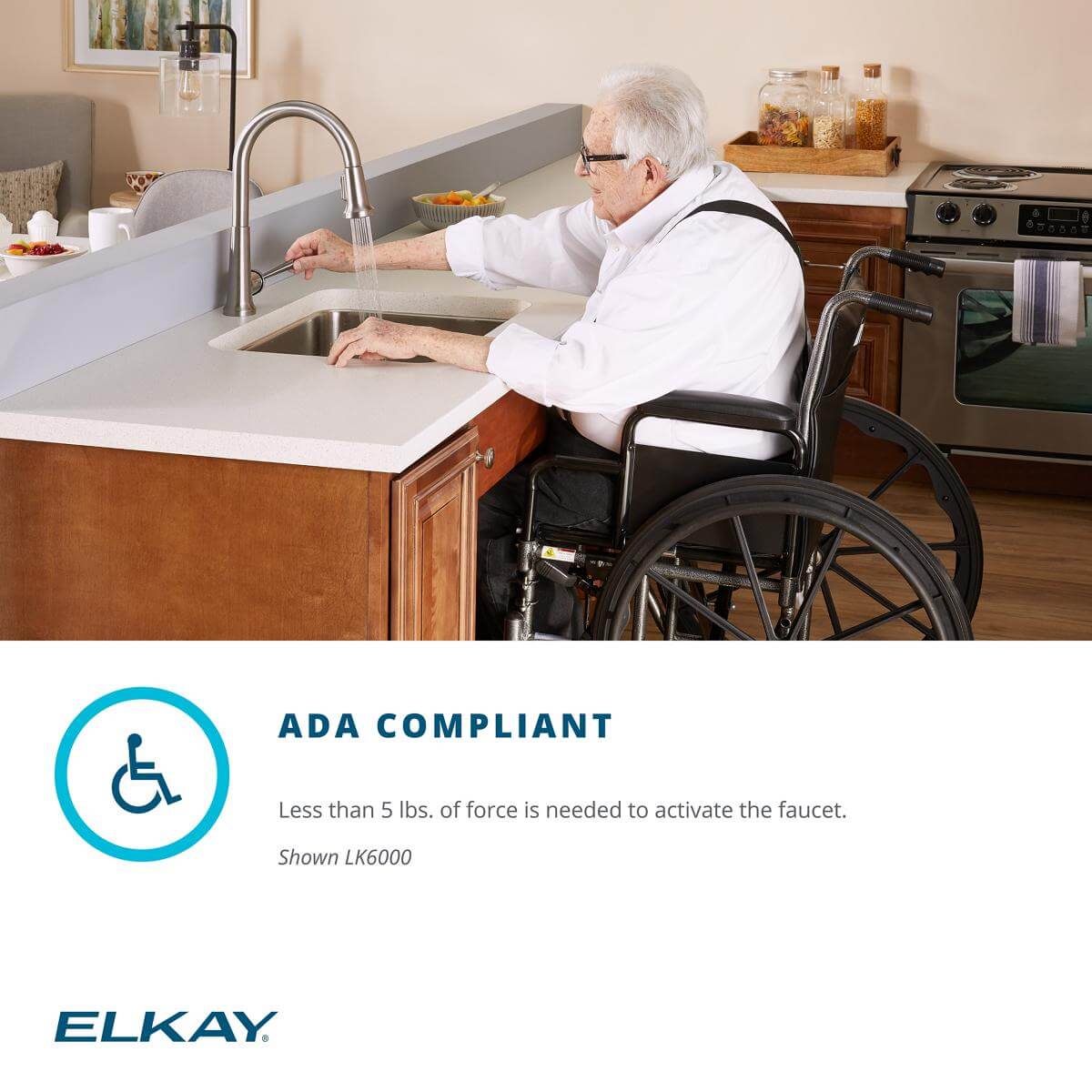 Alternate Image for Elkay Avado Lever Handle Gooseneck Spout Brass ADA Bar Faucet, Matte Black, LKAV3021MB