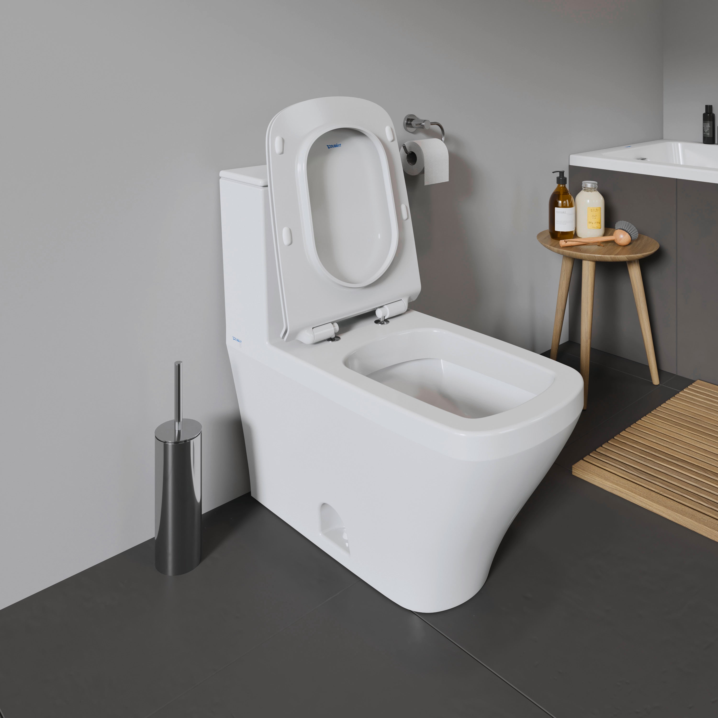 DuraStyle Elongated Slow Close Toilet Seat in White
