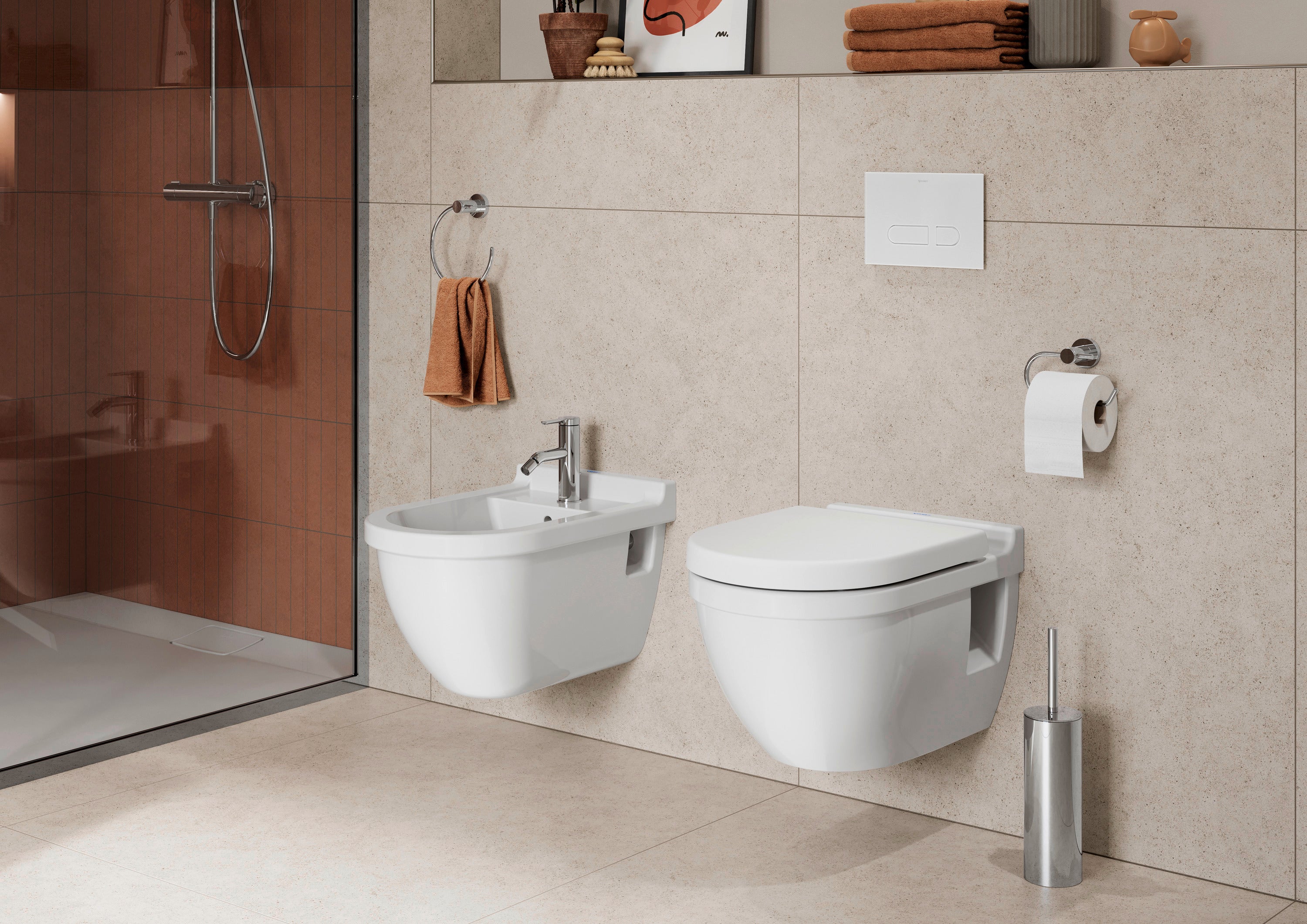 Starck 3 Elongated Slow Close Toilet Seat in White