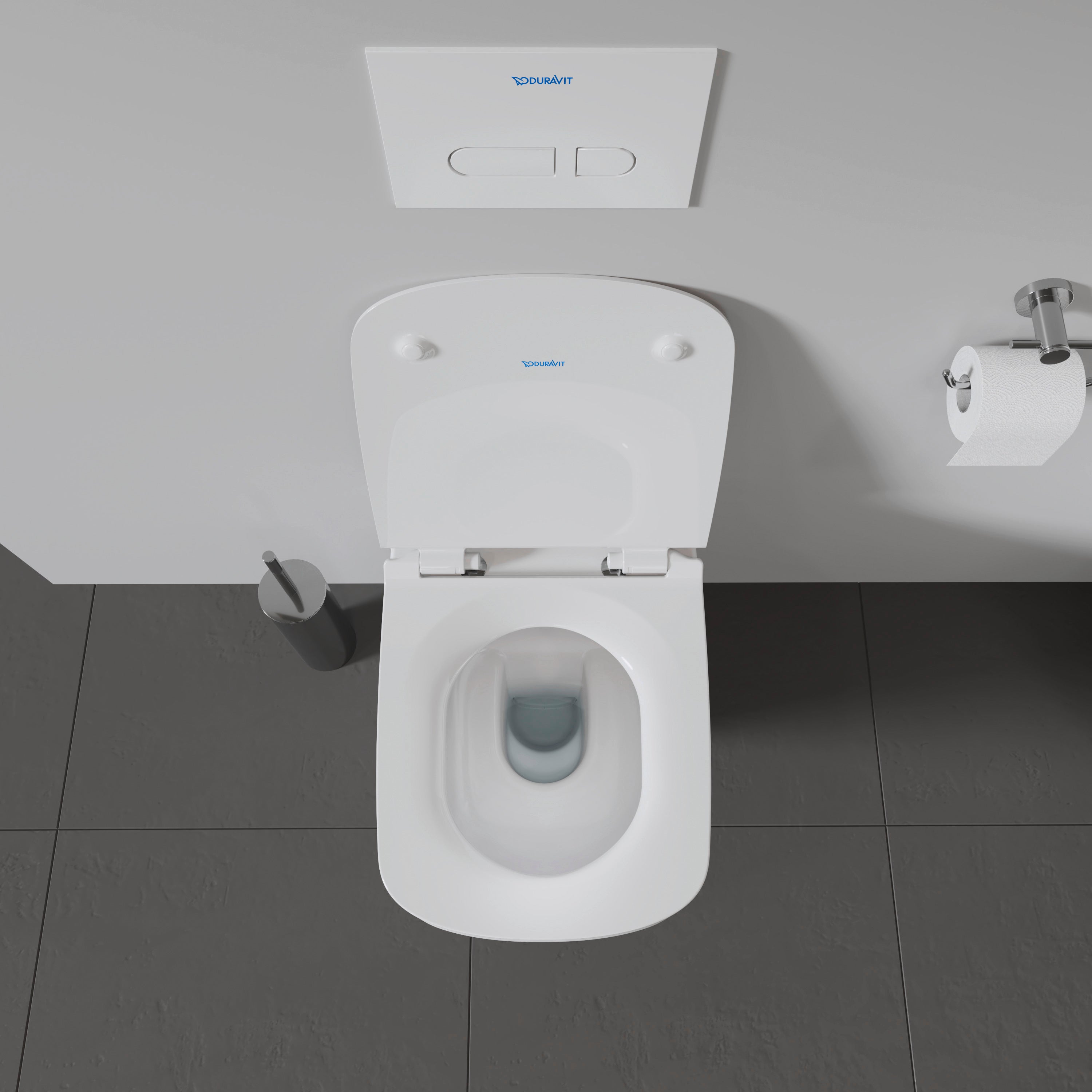 DuraStyle Round Slow Close Toilet Seat in White