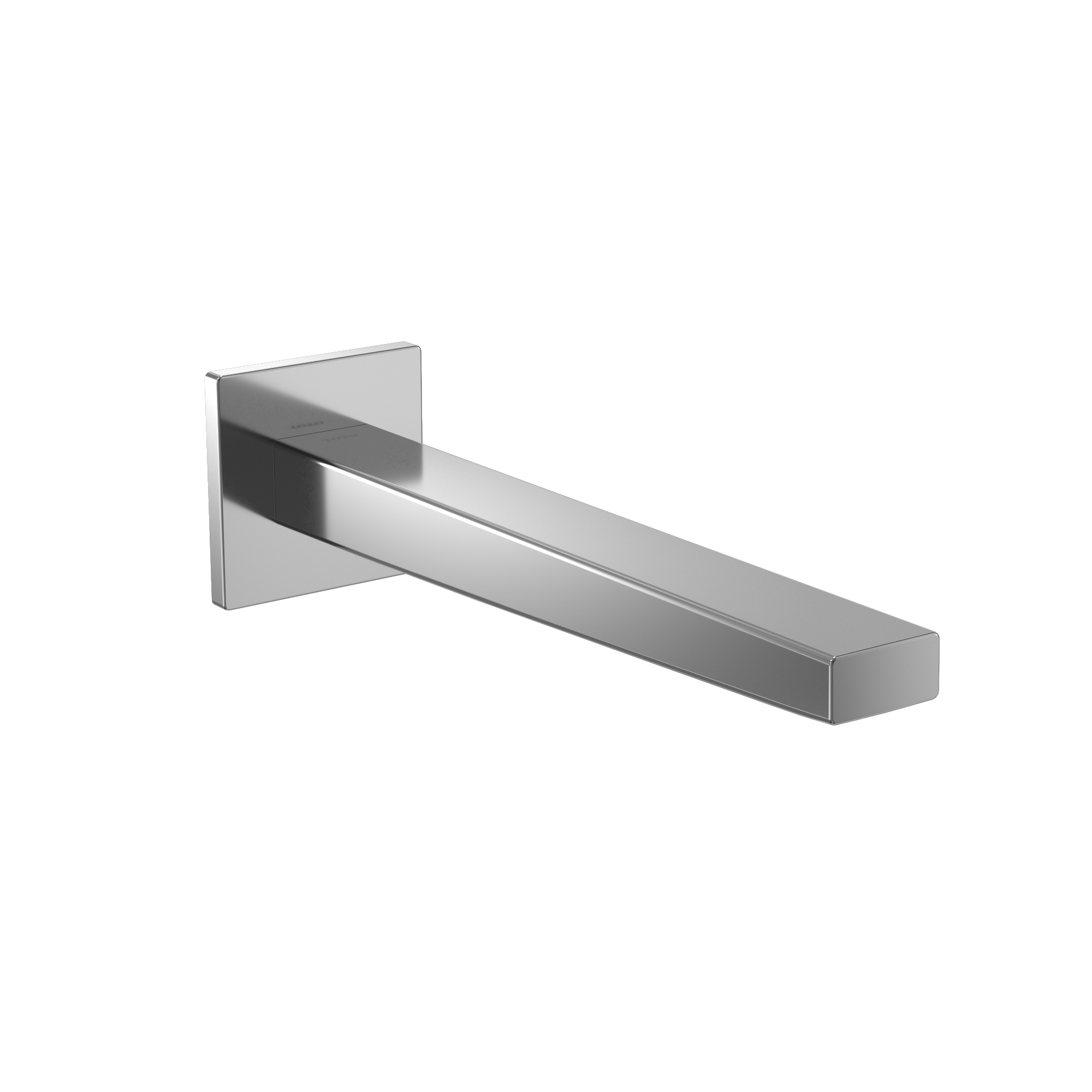 TOTO Axiom Wall-Mount ECOPOWER or AC 0.5 GPM Touchless Bathroom Faucet Spout, 20 Second Continuous Flow, Polished Chrome, Brass, TLE25010U3#CP