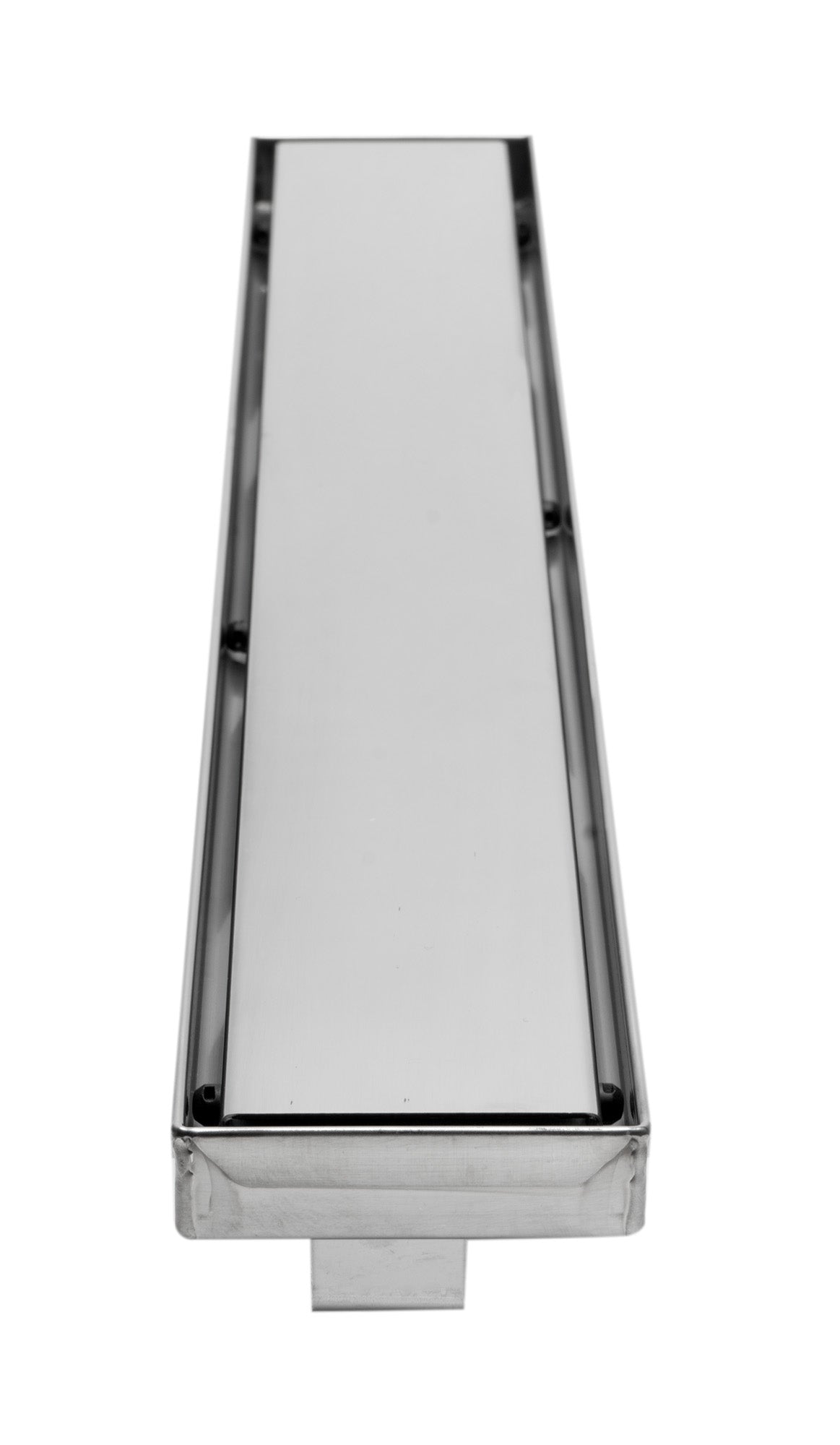 Alternate Image for ALFI brand ABLD24B-PSS 24" Modern Polished Stainless Steel Linear Shower Drain with Solid Cover
