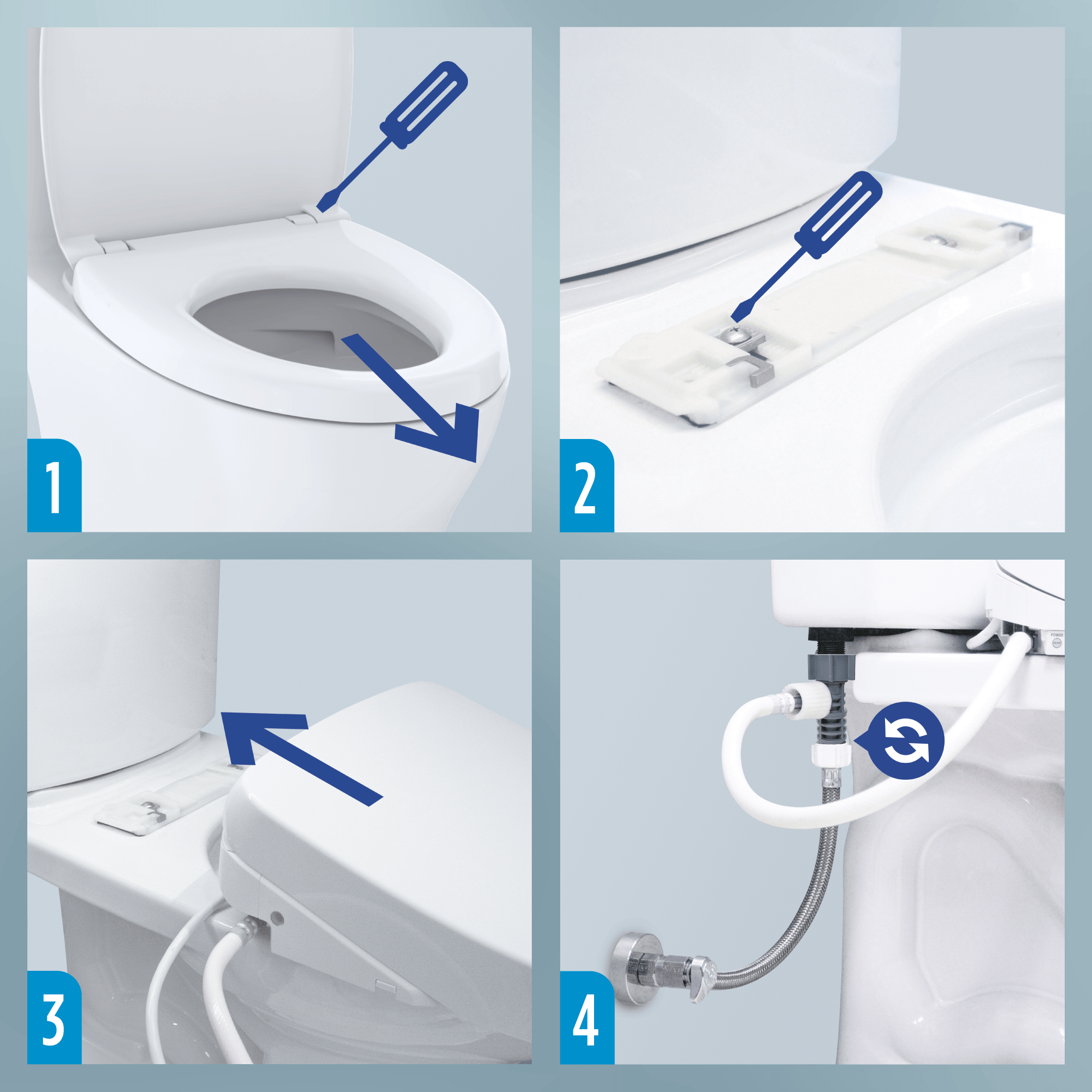 Alternate Image for TOTO S7A WASHLET+ Electronic Bidet Toilet Seat with EWATER+ Bowl and Wand Cleaning, Auto Open and Close Contemporary Lid, Elongated, Cotton White, Plastic, SW4736AT40#01