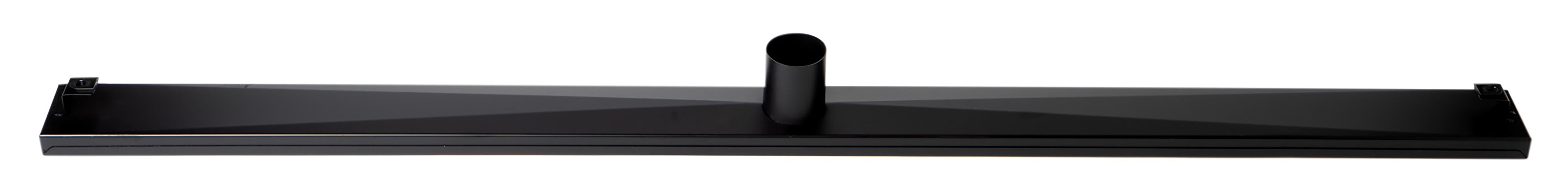 Alternate Image for ALFI brand ABLD47C-BM 47" Black Matte Stainless Steel Linear Shower Drain with Groove Holes