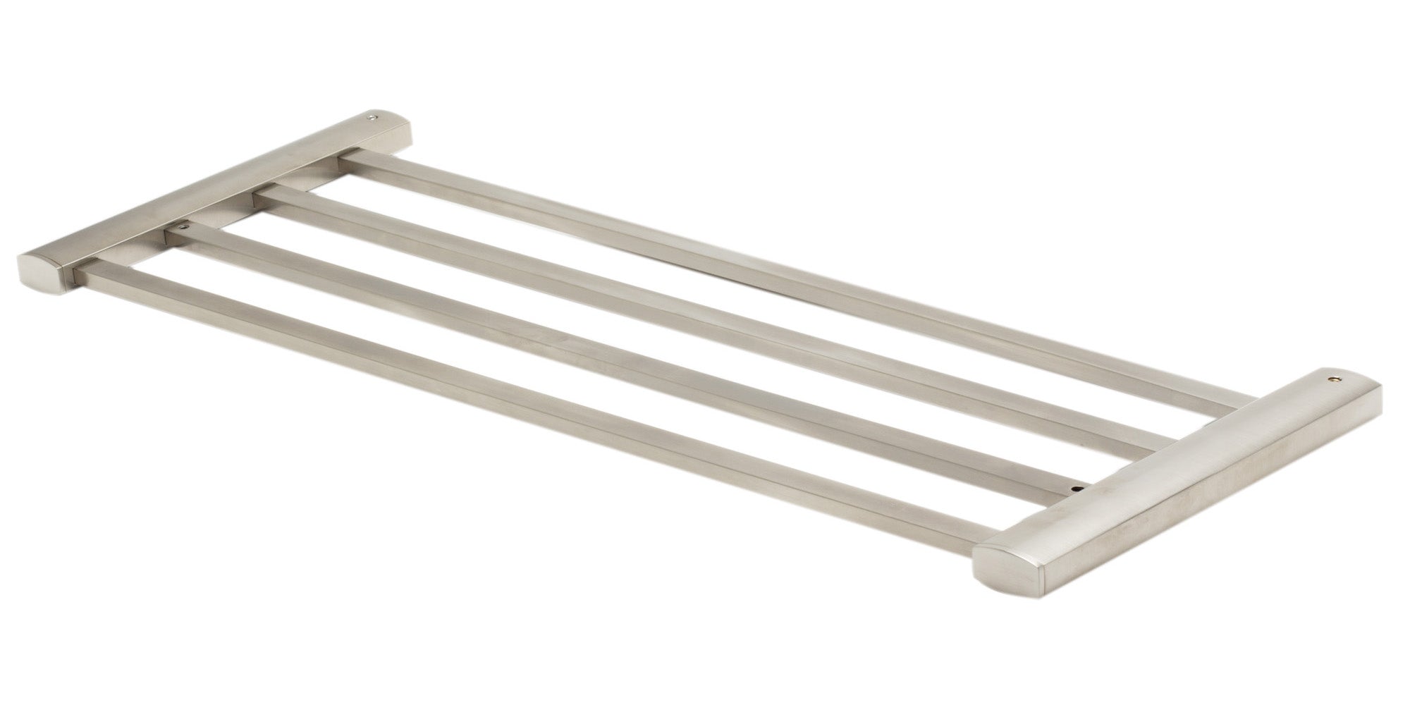 ALFI brand AB9539-BN Brushed Nickel 24 inch Towel Bar & Shelf Bathroom Accessory, Brass