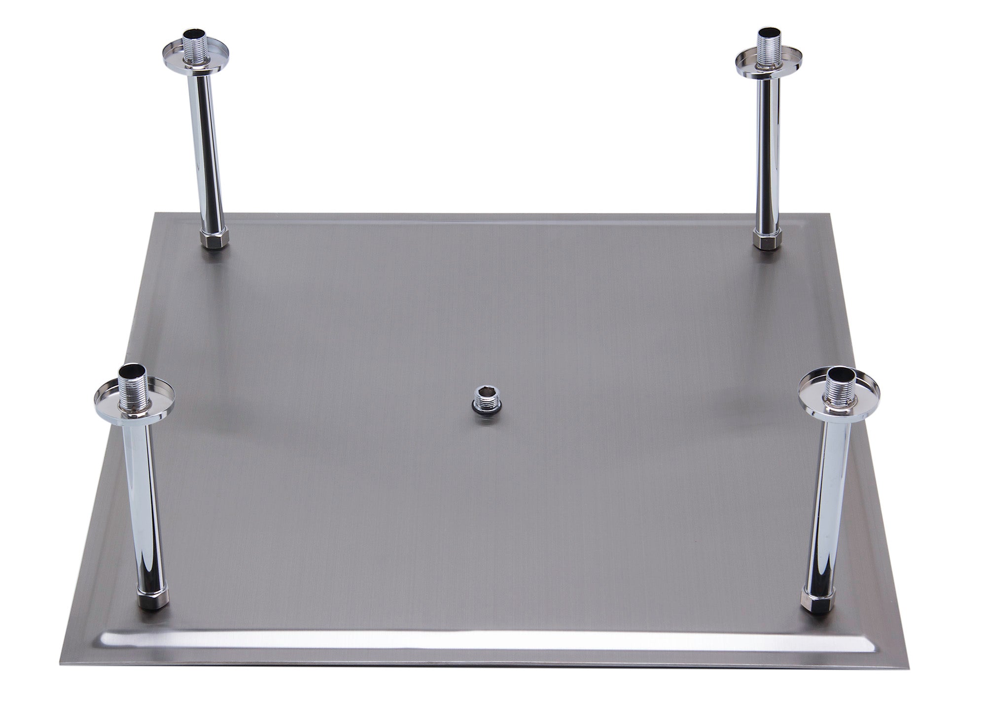 Alternate Image for ALFI brand RAIN24S-BSS 24" Square Brushed Solid Stainless Steel Ultra Thin Rain Shower Head