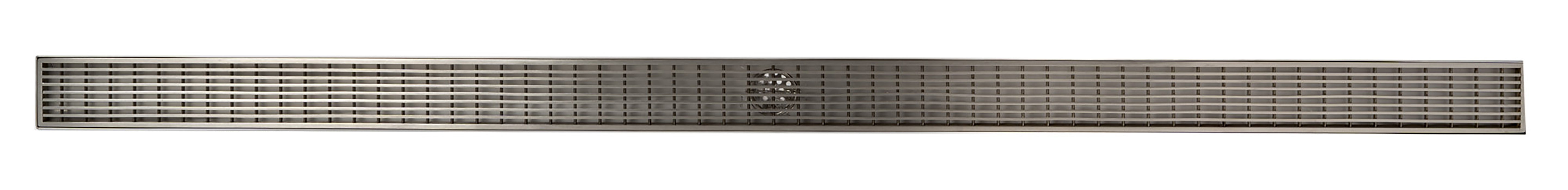 Alternate Image for ALFI brand ABLD59D 59" Stainless Steel Linear Shower Drain with Groove Lines, Grey