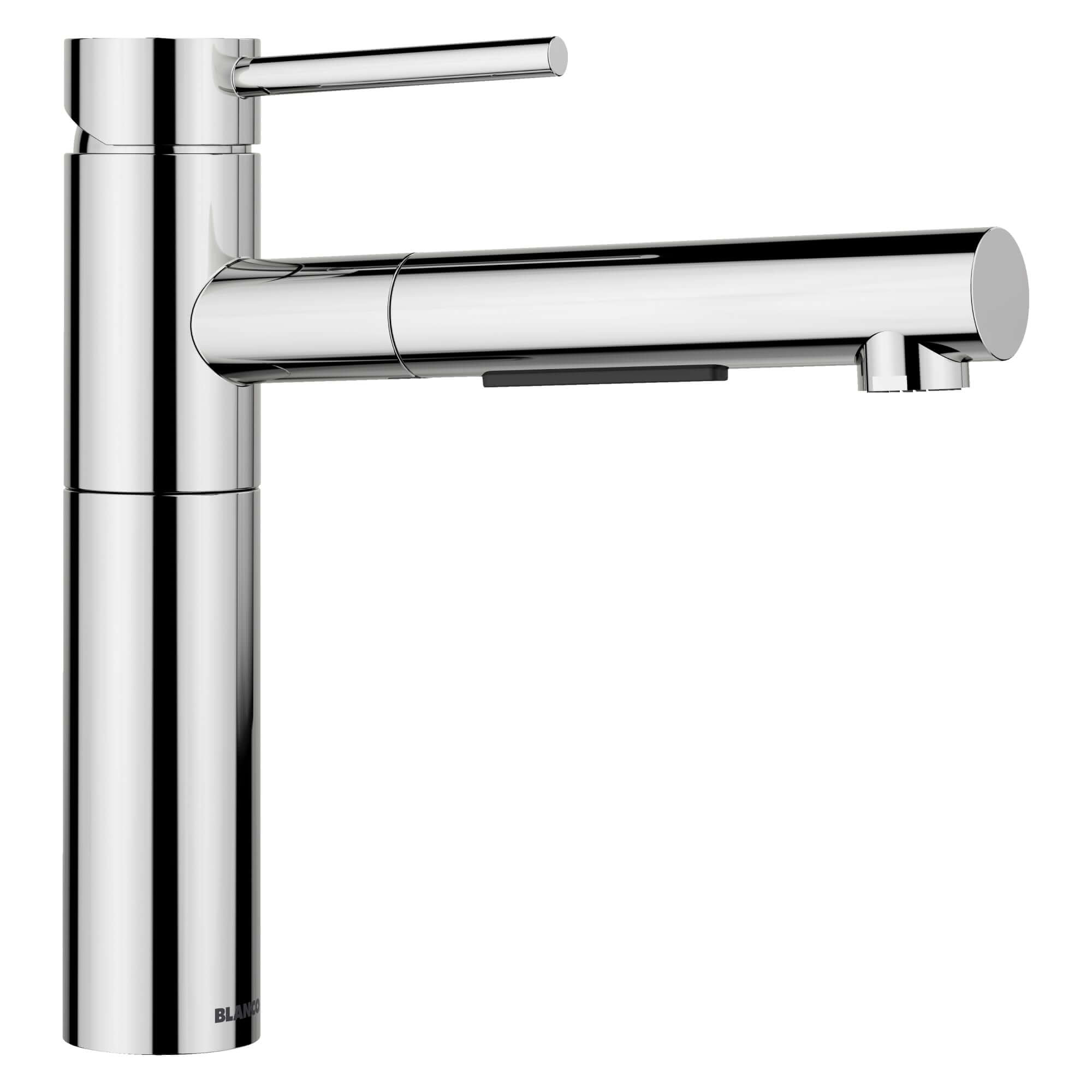 Alternate Image for Blanco Alta II Low Arc Pull-Out Kitchen Faucet, Chrome, 1.5 GPM, Brass, 527558