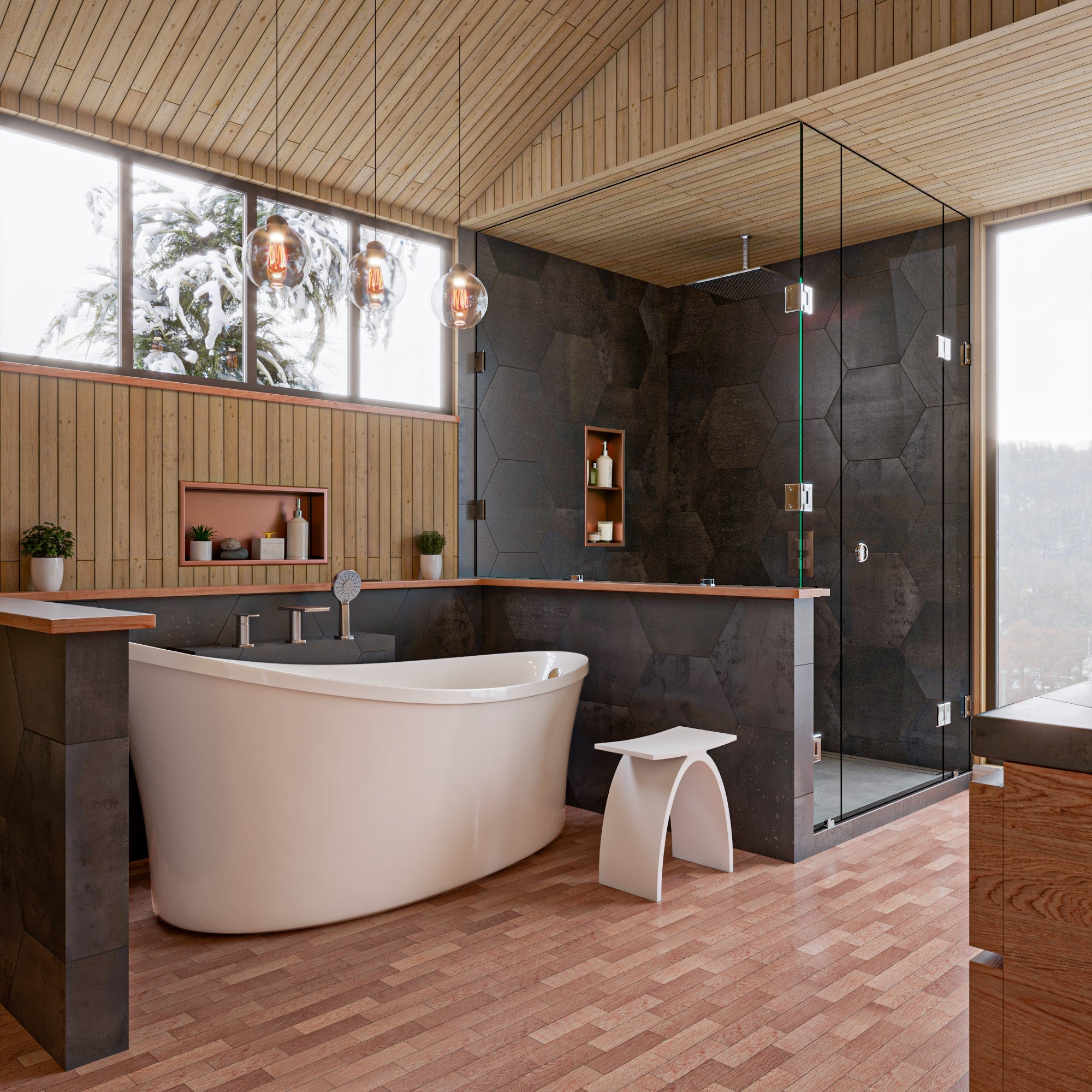 Alternate Image for Eago 71" Acrylic Free Standing Oval Air Bubble Bathtub, White, AM1800