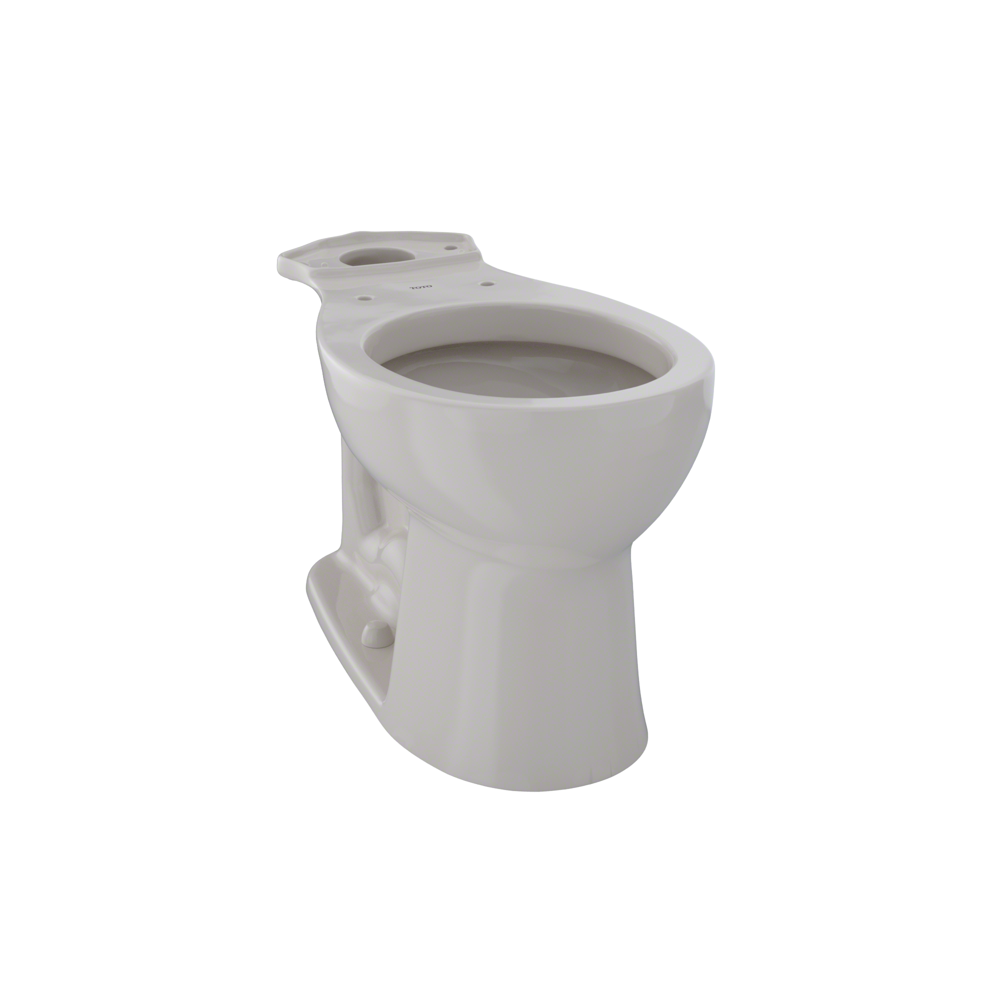 TOTO Entrada Universal Height Round Toilet Bowl, Sedona Beige, Vitreous China, C243EF#12