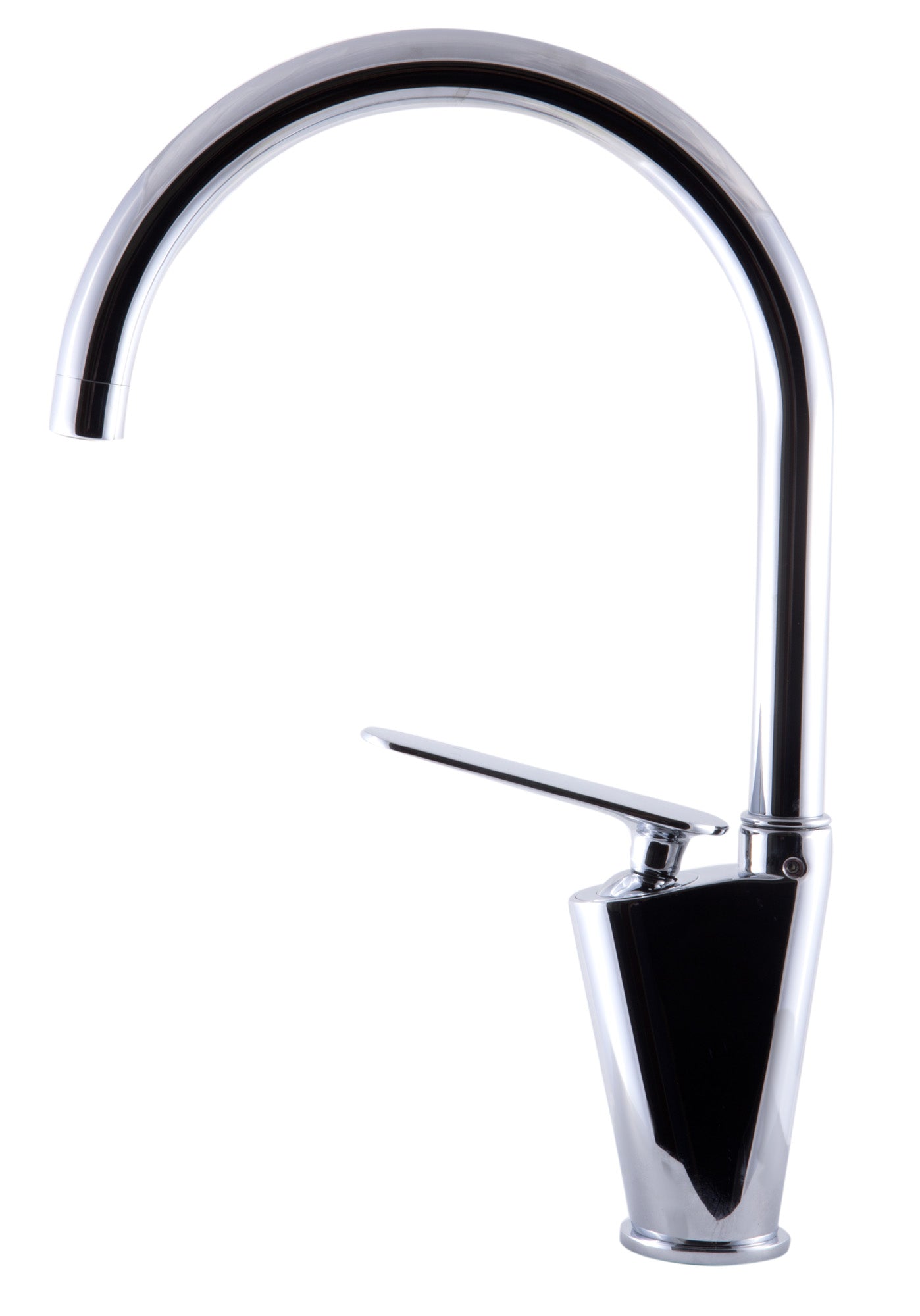 Alternate Image for ALFI Polished Chrome Gooseneck Single Hole Bathroom Faucet, AB3600-PC