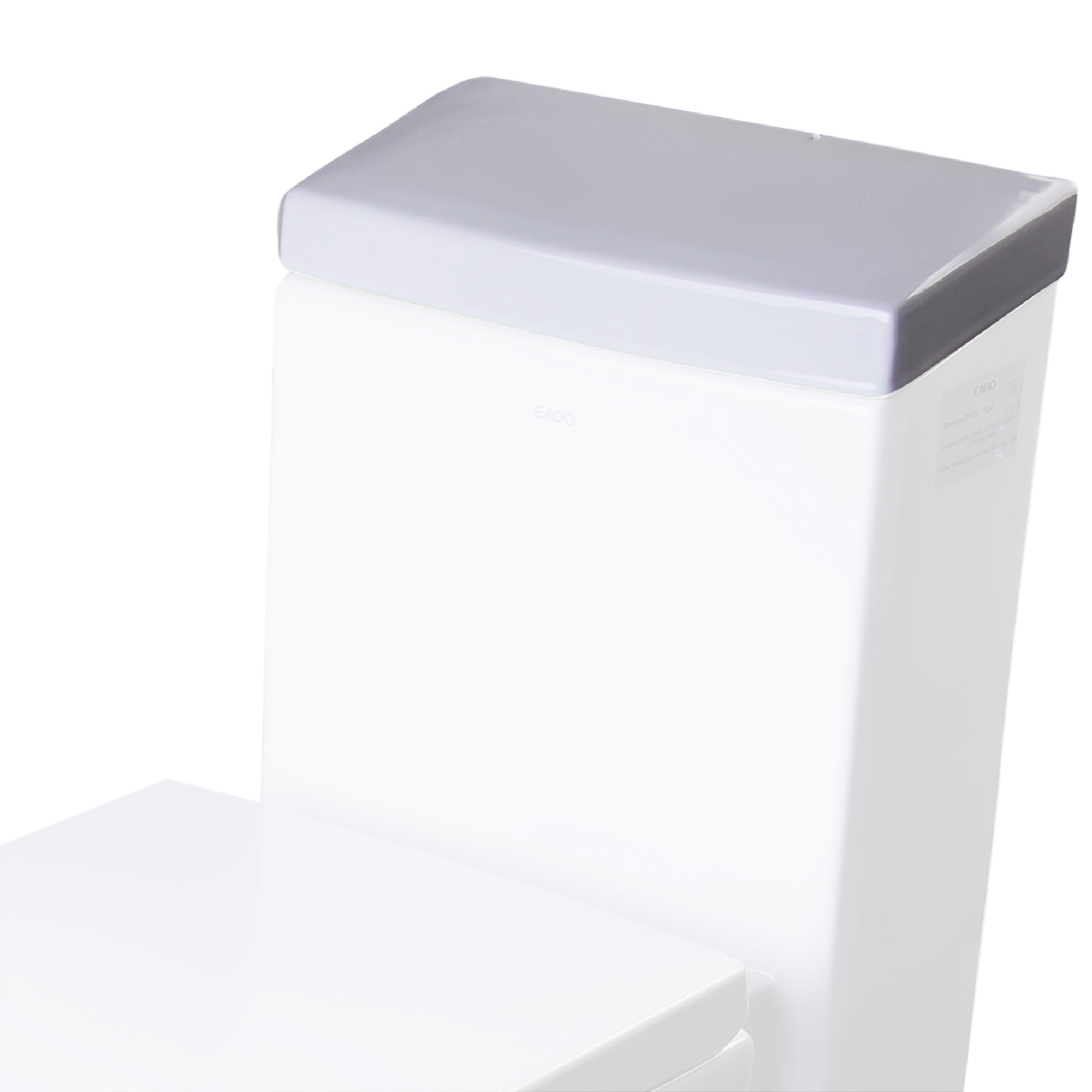 EAGO R-336LID Replacement Ceramic Toilet Lid for TB336, Porcelain, White