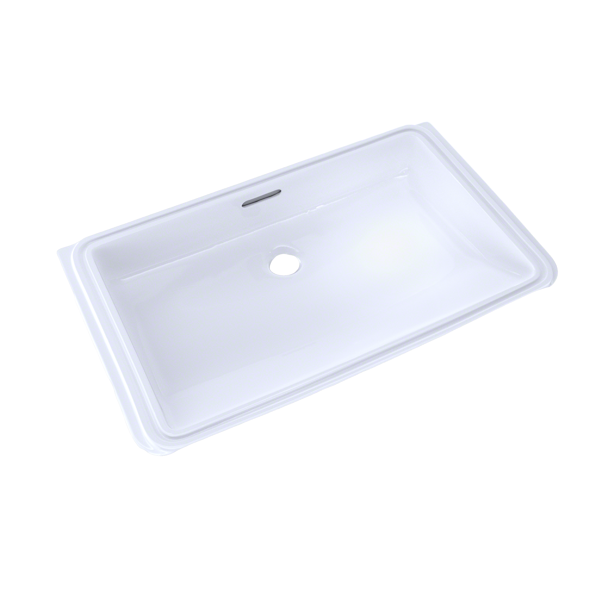 TOTO Rectangular Undermount Bathroom Sink with CEFIONTECT, Cotton White, Vitreous China, LT191G#01