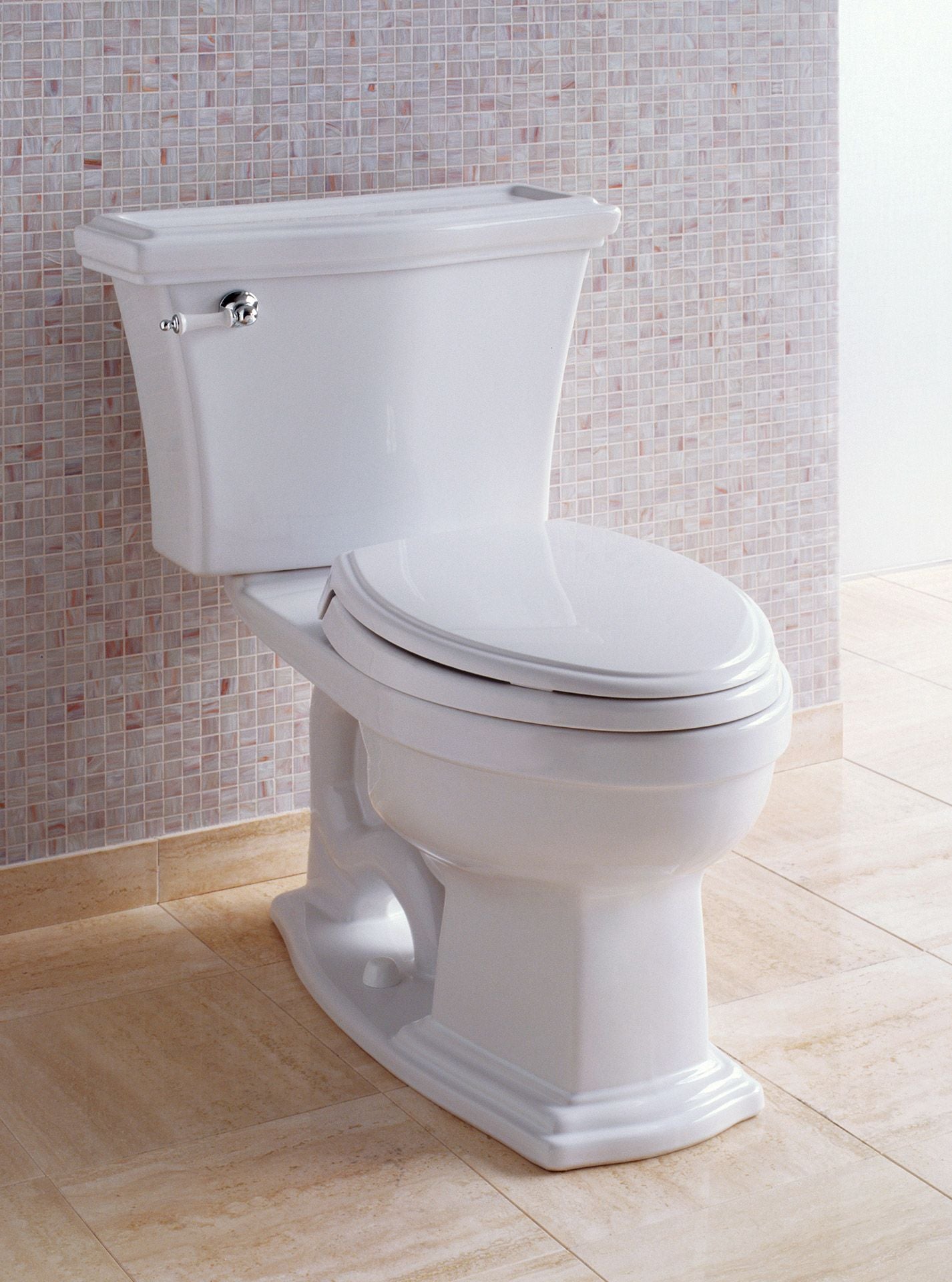 Alternate Image for TOTO Eco Clayton Two-Piece Elongated 1.28 GPF Universal Height Toilet, Cotton White, Vitreous China, CST784EF#01
