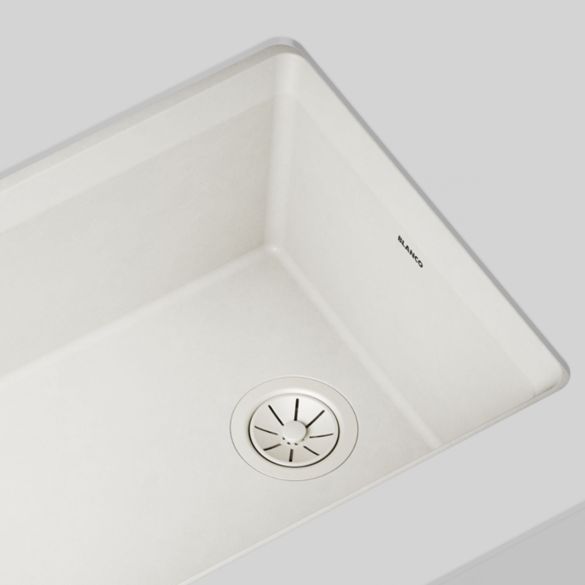 Blanco Essential Silgranit Color-Matched 3.5" Basket Strainer Drain with Turn-to-Close Design Product Image