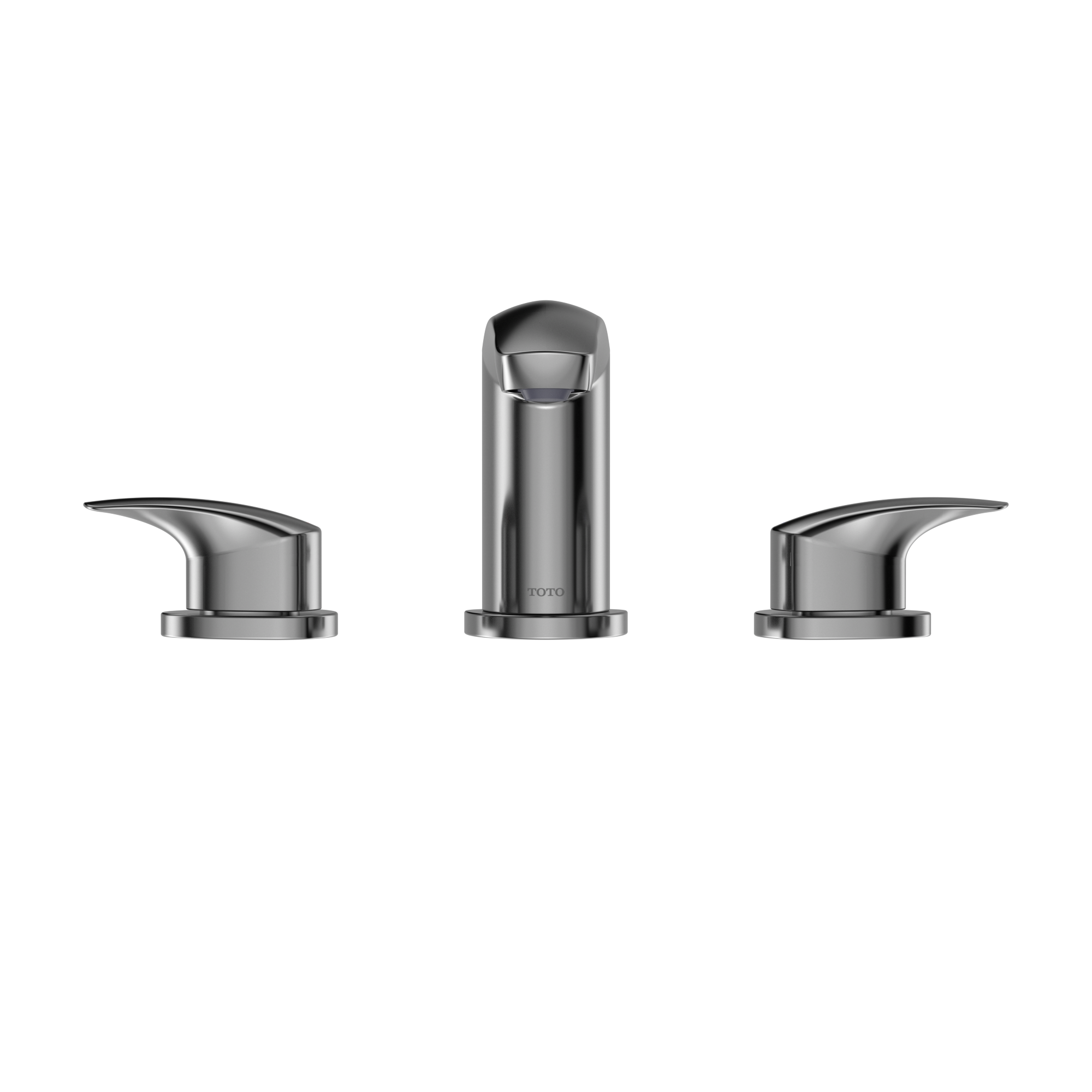 TOTO GM 1.2 GPM Two Handle Widespread Bathroom Sink Faucet, Polished Chrome, Brass, TLG09201U#CP