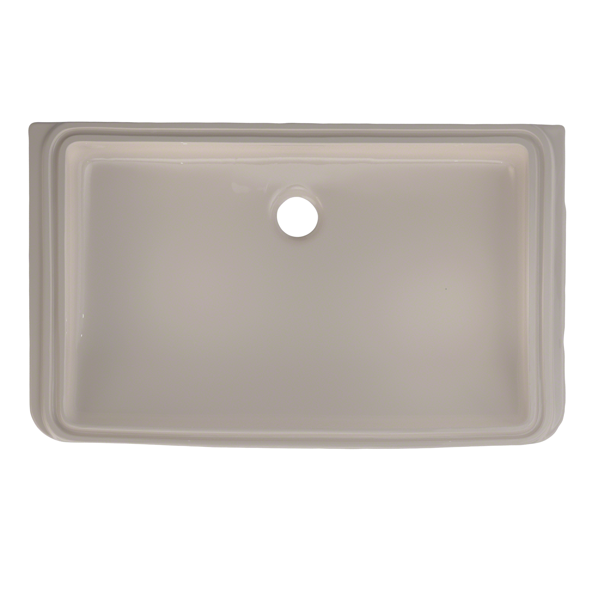 Alternate Image for TOTO Rectangular Undermount Bathroom Sink with CEFIONTECT, Bone, Vitreous China, LT191G#03