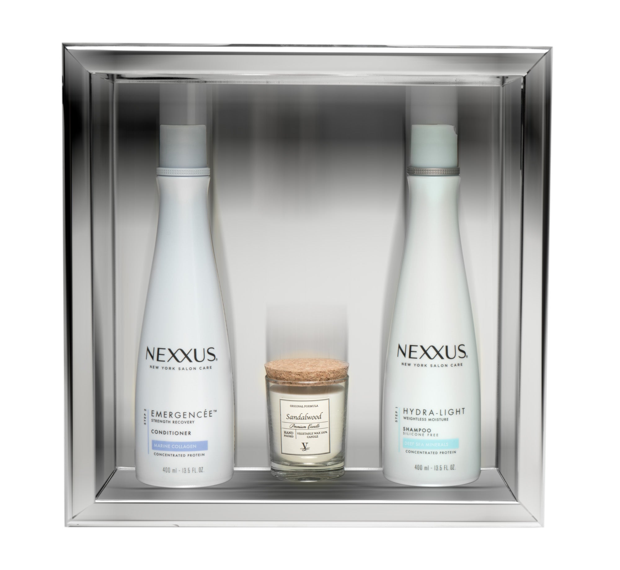 Alternate Image for ALFI brand ABN1212-PSS 12 x 12 Polished Stainless Steel Square Single Shelf Bath Shower Niche, 20 Gauge