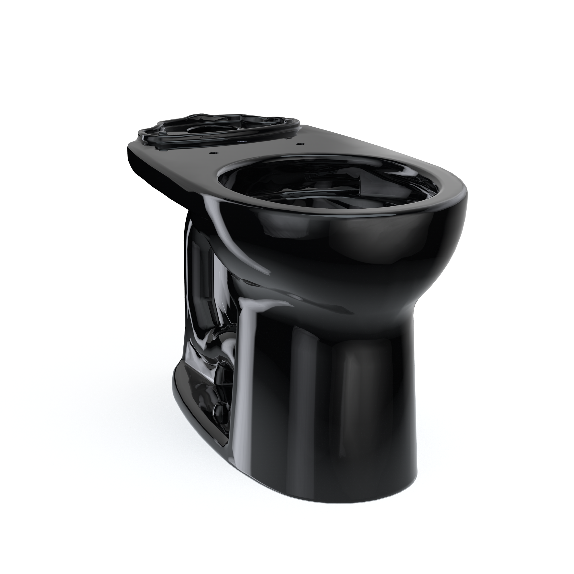 TOTO Drake Round TORNADO FLUSH Toilet Bowl, Ebony, Vitreous China, C775CEF#51
