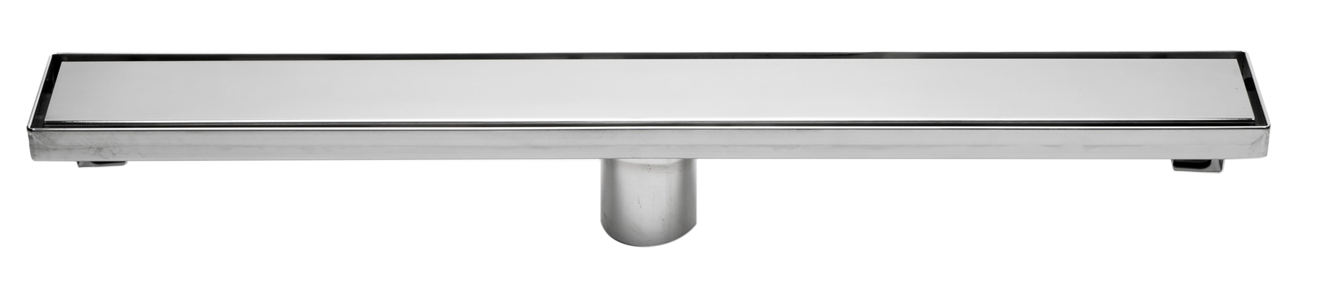Alternate Image for ALFI brand ABLD24B-PSS 24" Modern Polished Stainless Steel Linear Shower Drain with Solid Cover