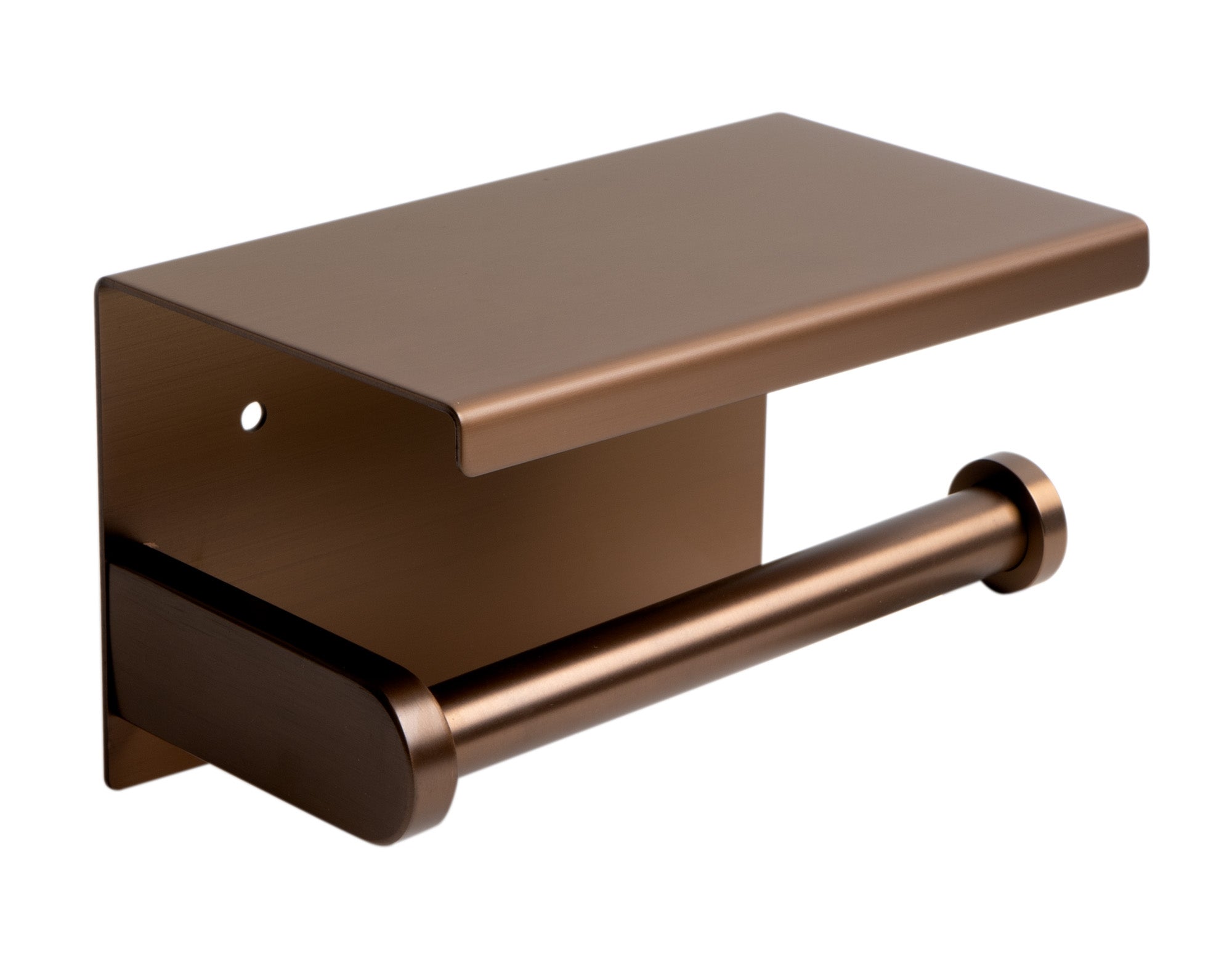 Alternative View of ALFI brand ABTPP66-BC Brushed Copper PVD Stainless Steel Toilet Paper Holder with Shelf