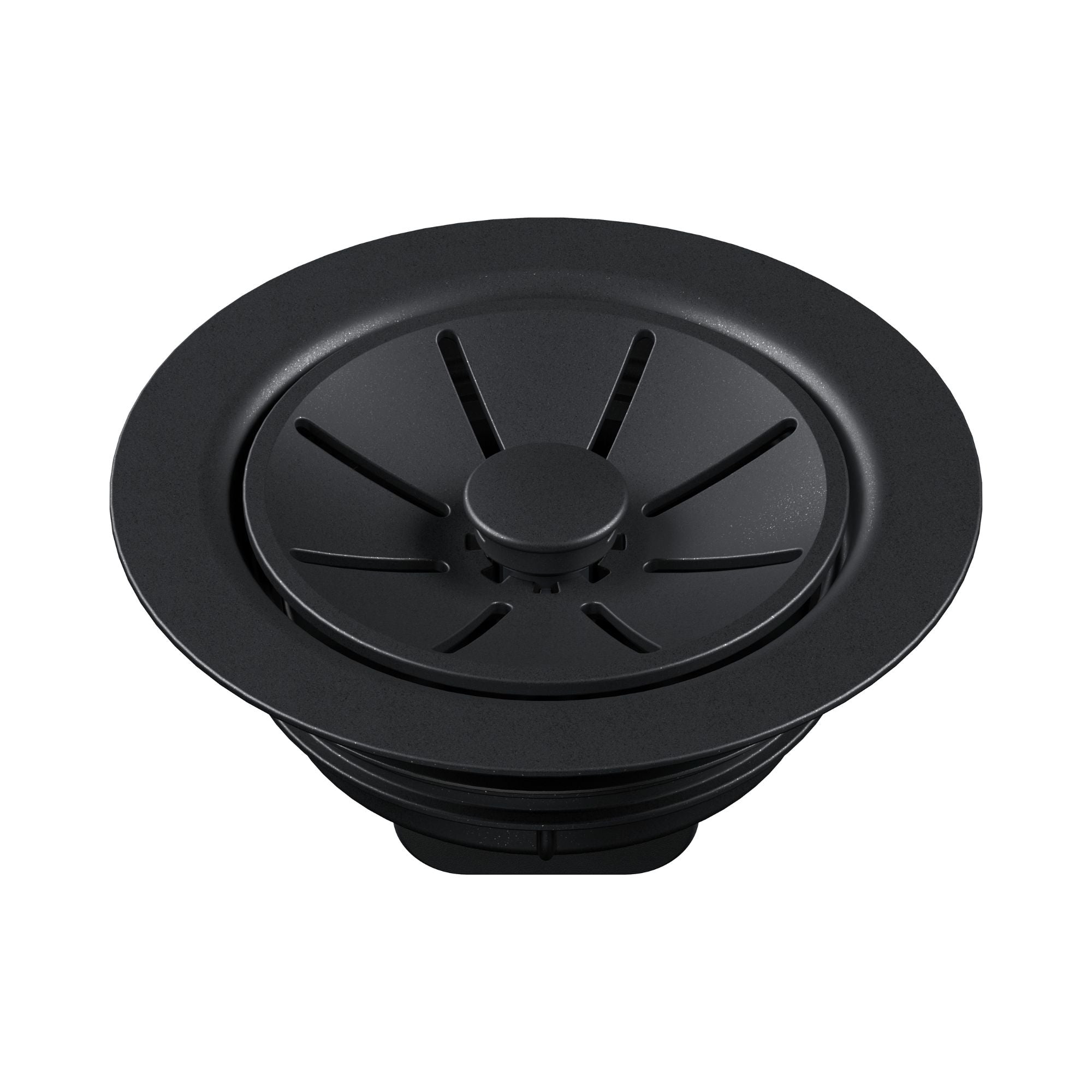 Blanco Essential Silgranit Color-Matched Disposal Flange Drain Insert with Waste Scraper - Anthracite