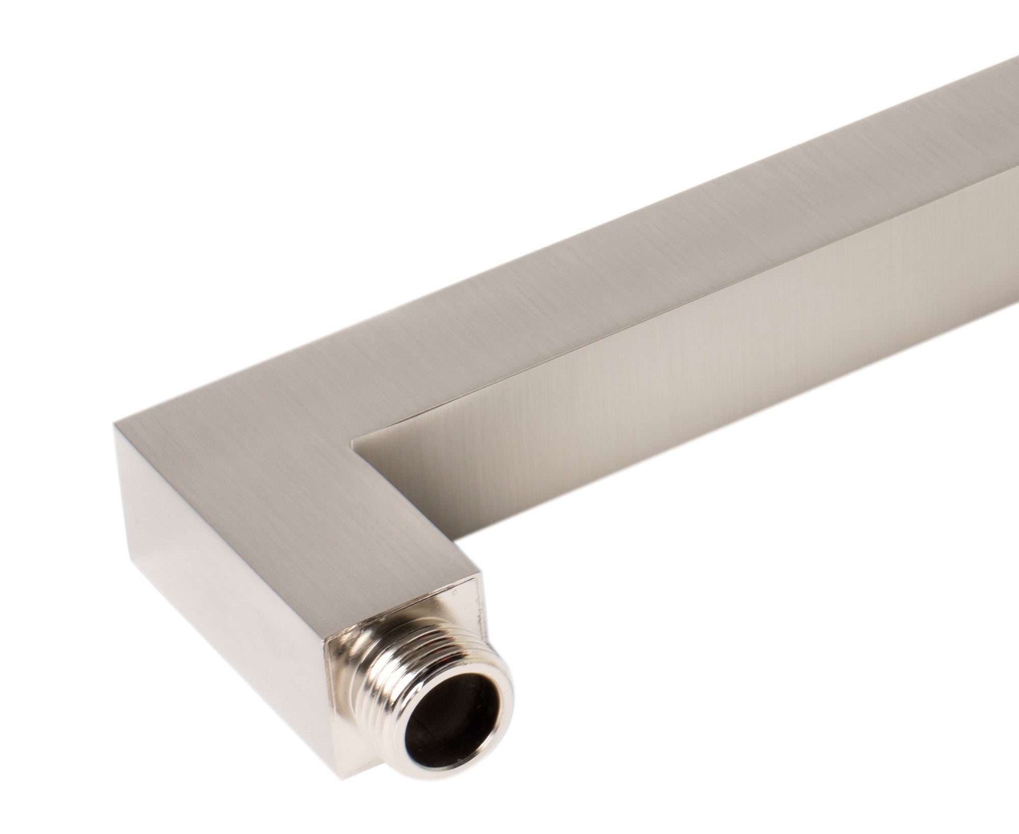 Alternate Image for ALFI brand ABSA20S-BN Brushed Nickel 20" Square Wall Shower Arm, Brass