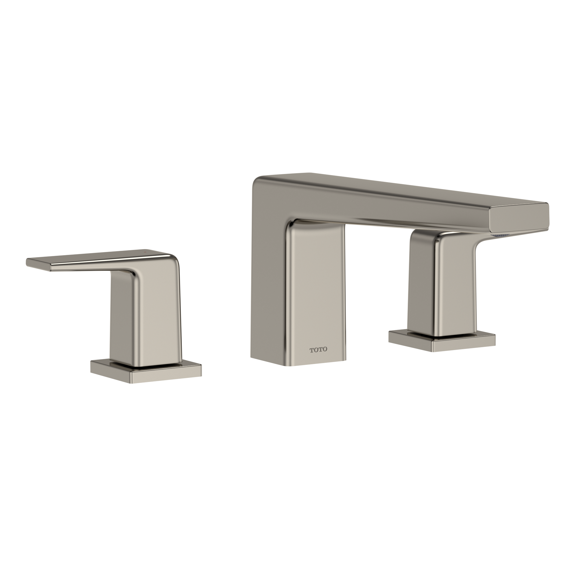 Alternate Image for TOTO GB Series 1.2 GPM Two Handle Widespread Bathroom Sink Faucet with Drain Assembly, Polished Nickel, Brass, TLG10201U#PN