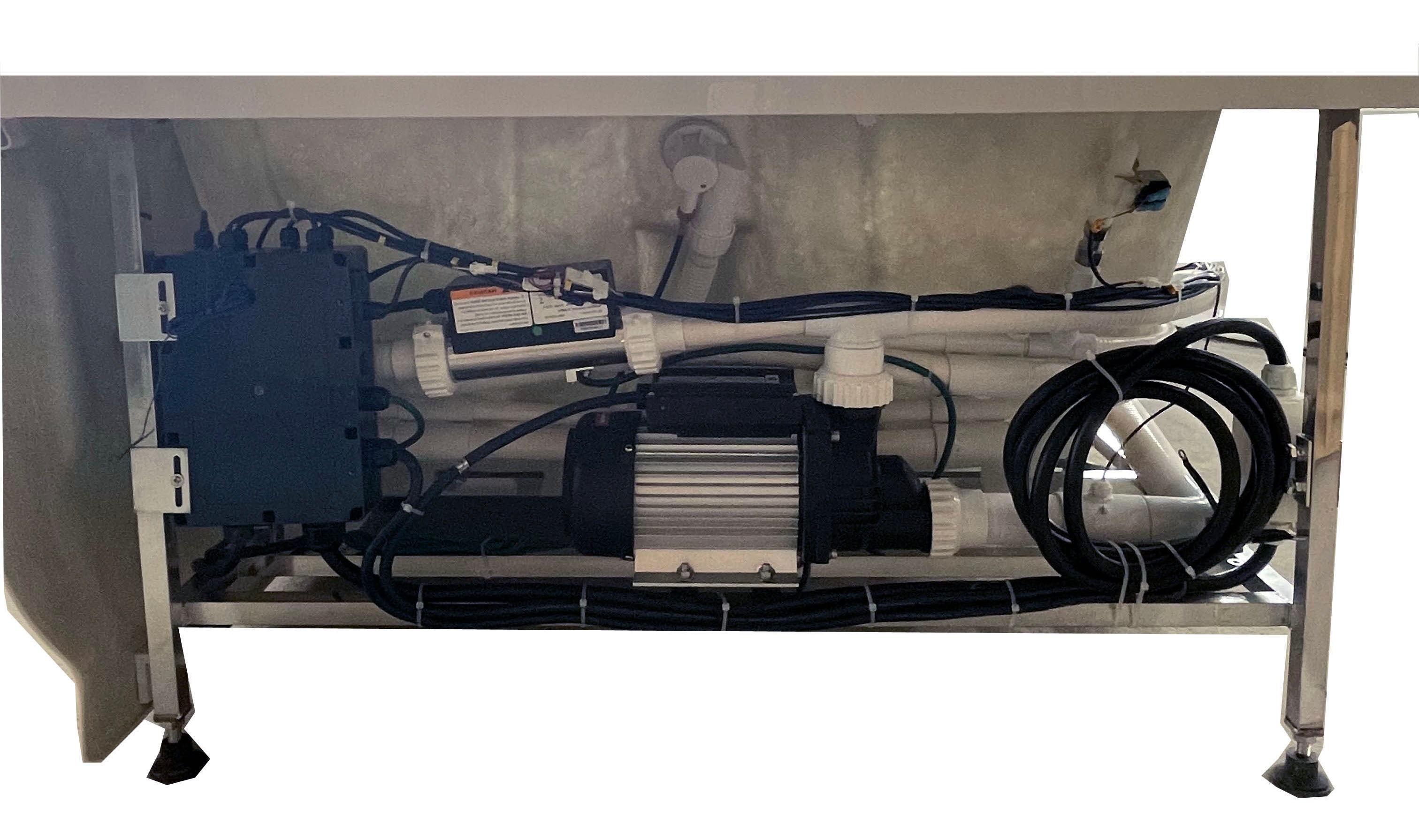 Alternate Image for Eago 71" Acrylic Corner Neo-angle Round Bathtub, White, AM124ETL-L